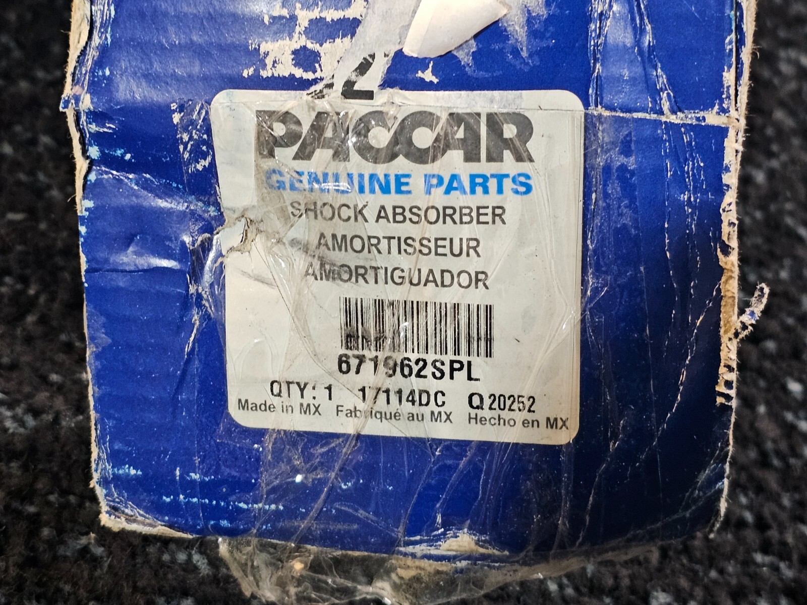 Paccar 671962SPL Shock Absorber Heavy Duty For 2005-08 Kenworth T600/T2000