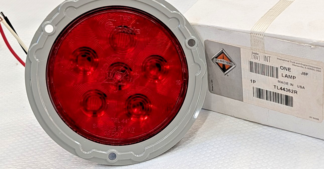 10 PACK 44362R Truck-Lite Super 44 LED 6 Diode Stop Turn Tail Light Lamp Flange