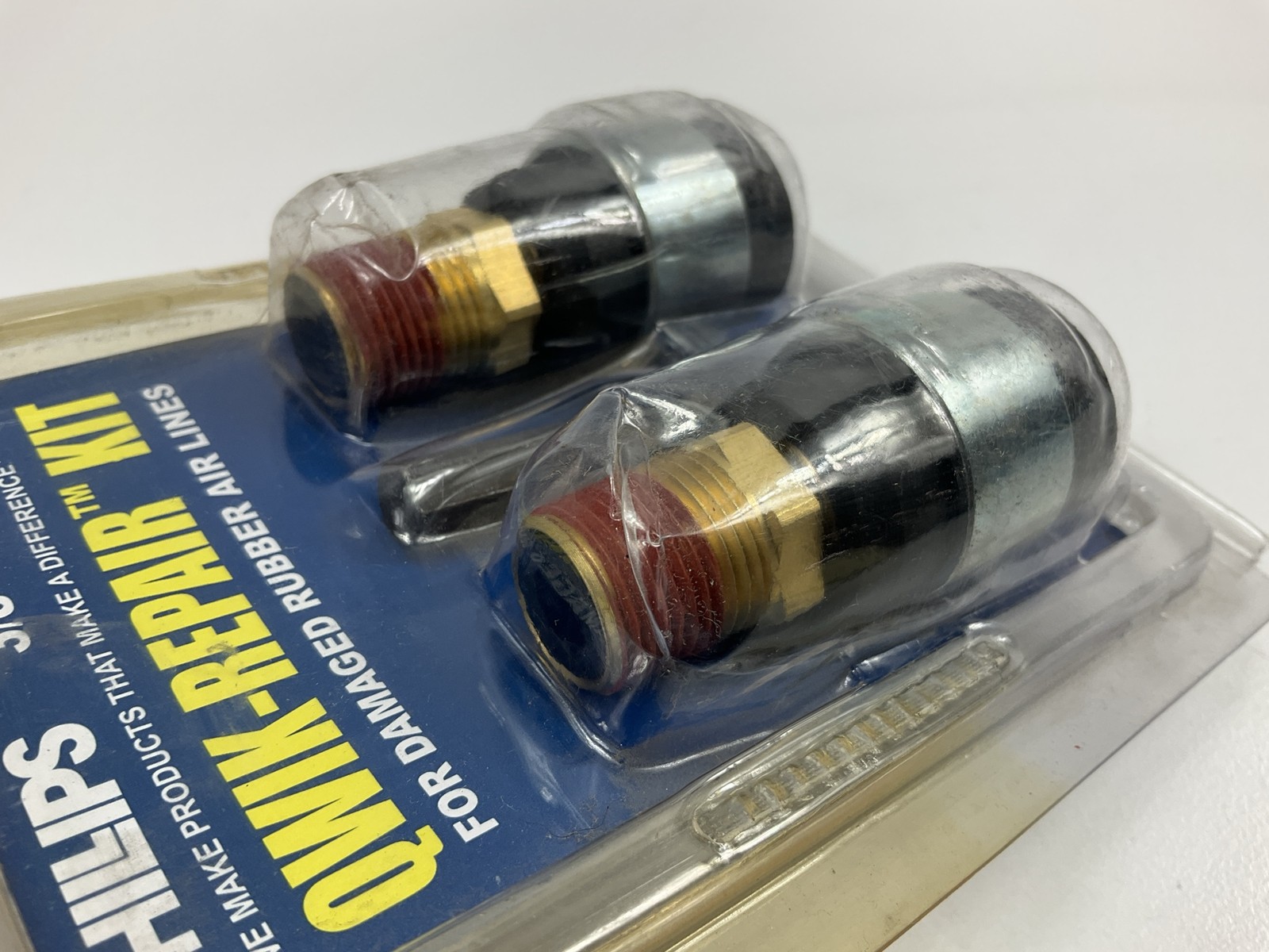 PHILLIPS 12-052 Air Hose Repair Kit QWIK-REPAIR, 3/8″ Rubber Hose 3/8″ Fittings