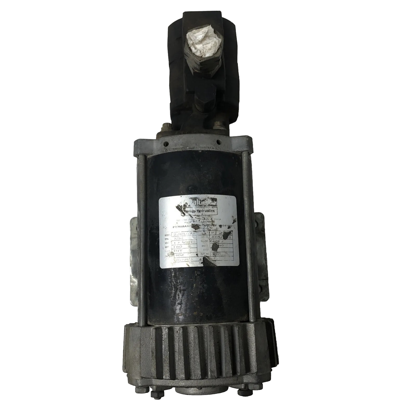 Used, RTO Haldex 2201071 Electric Hydraulic Pump, 12 Vdc, 3250 Rpm