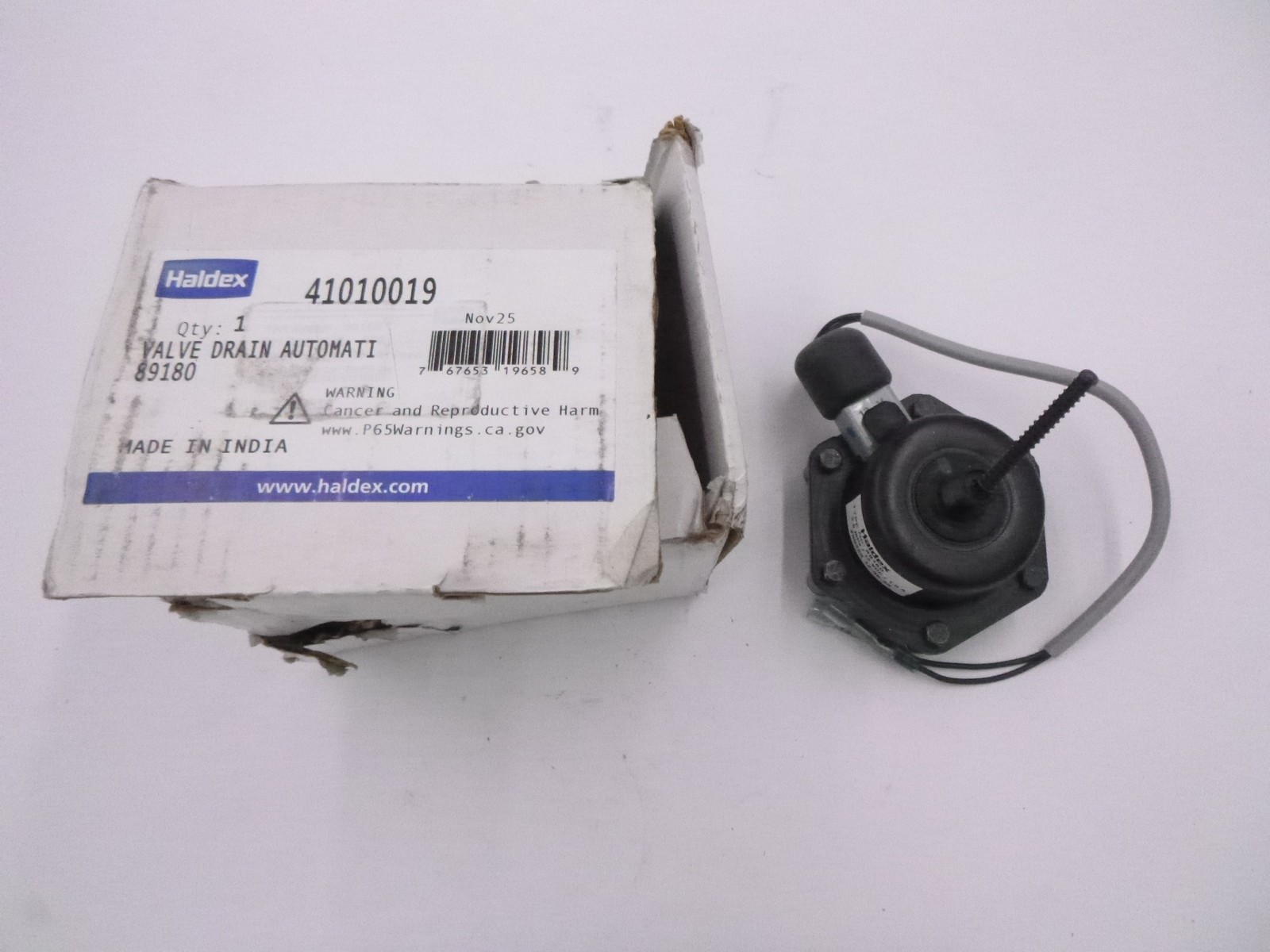 OEM Haldex Automatic Drain Valve 12V 41010019 SEE DESC