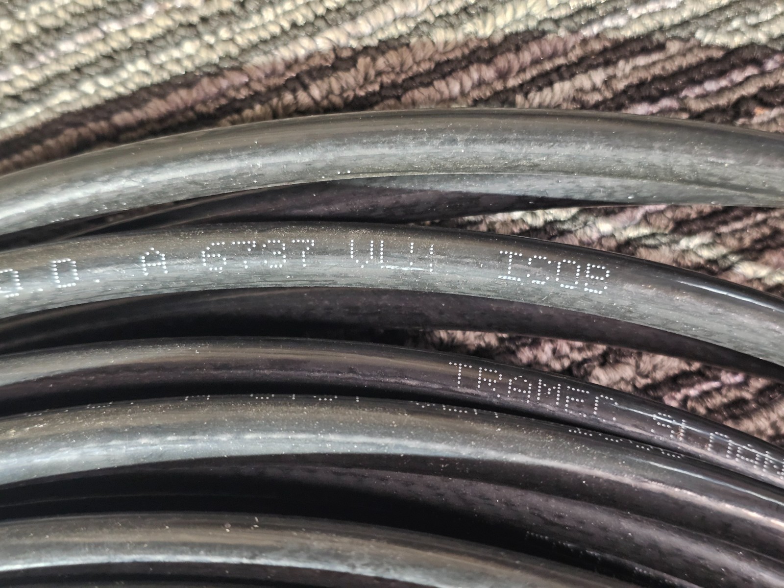 50FT Tramec Sloan Air Brake Hose 3/8″ Fixed 3/0″ OD Black