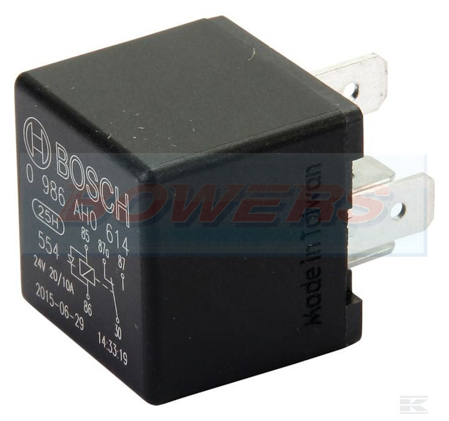 GENUINE BOSCH 0332204214 / 0332204204 24V 10/20A AMP 5 PIN CHANGEOVER RELAY