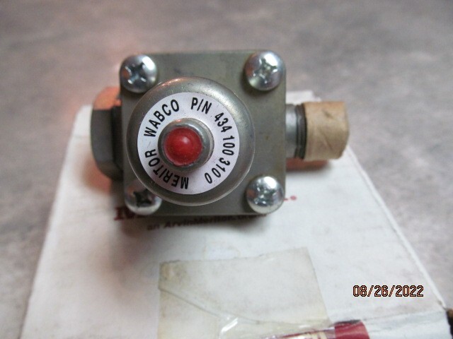 Meritor Wabco S434 100 310 0 Air Dryer – Pressure Control Check Valve