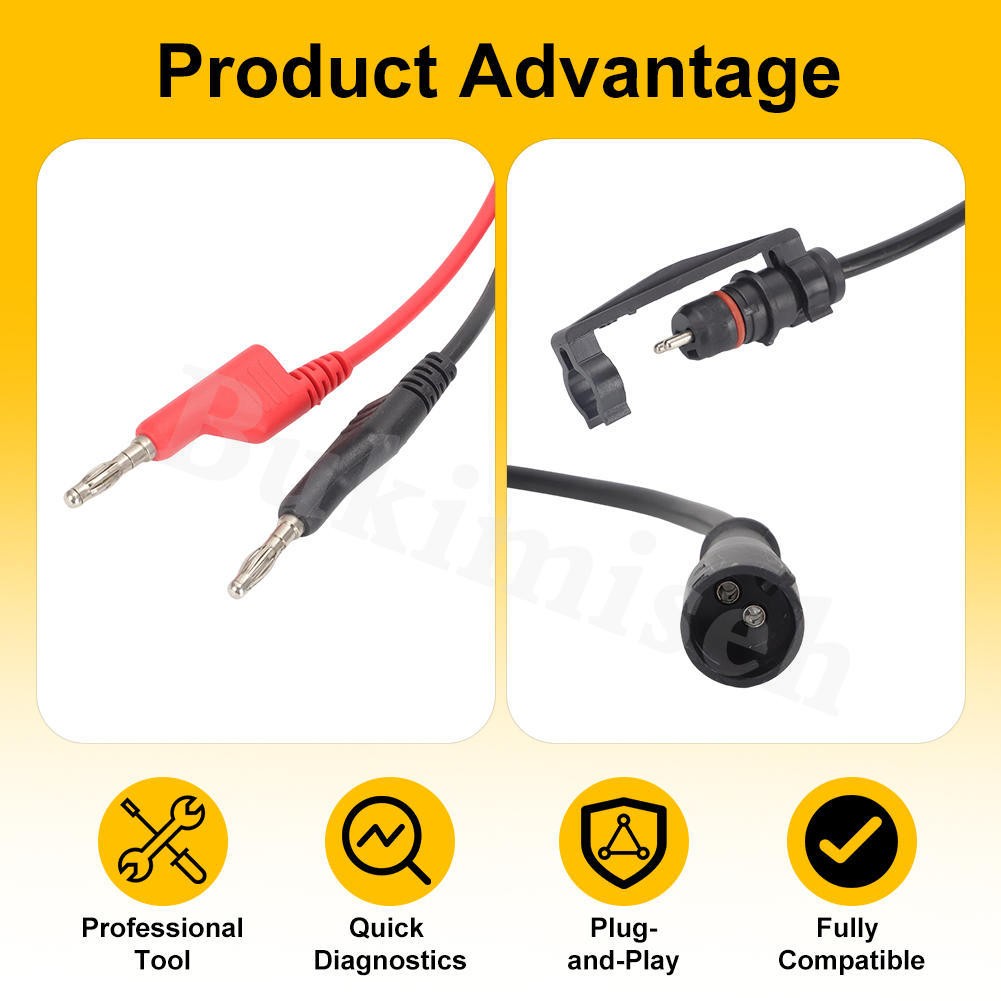 ABS Diagnostic Multimeter Cable Adapter for Heavy Duty Semi Trucks Trailers USA