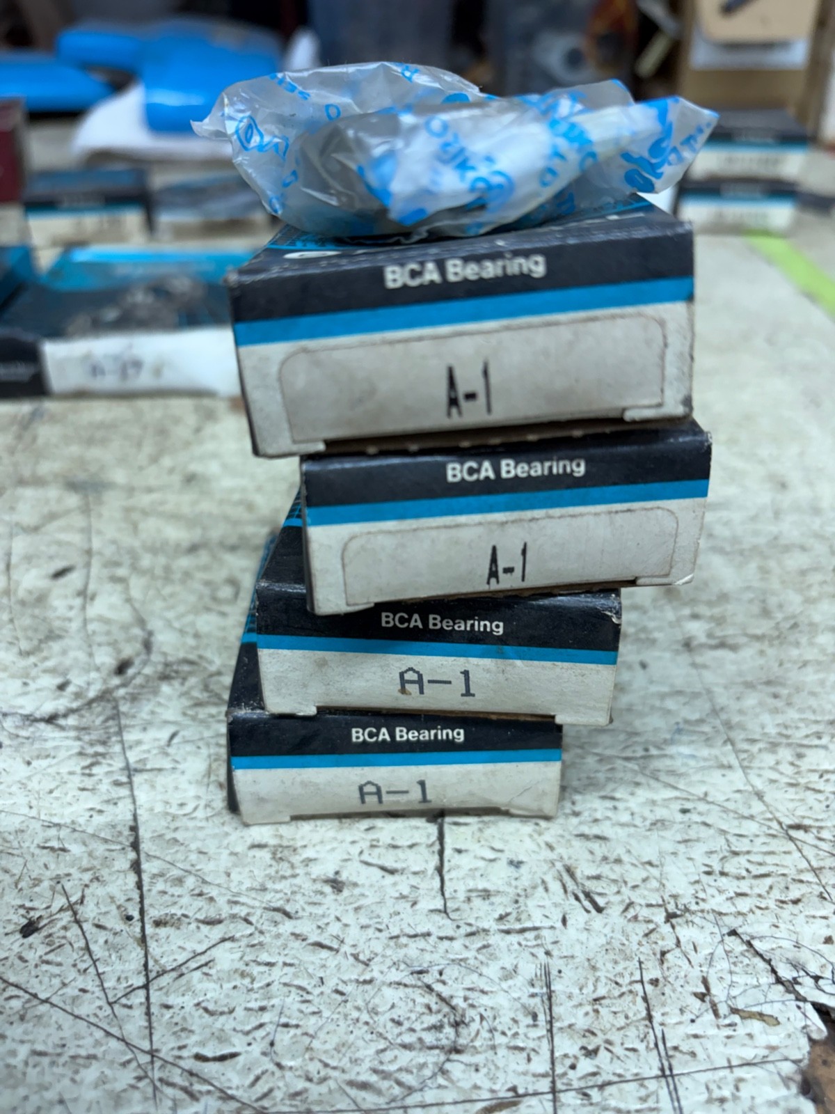 BCA A1 BEARING. LOT OF 4 THESE ARE NOT THE CURRENT MADE IN CHINA BEARINGS