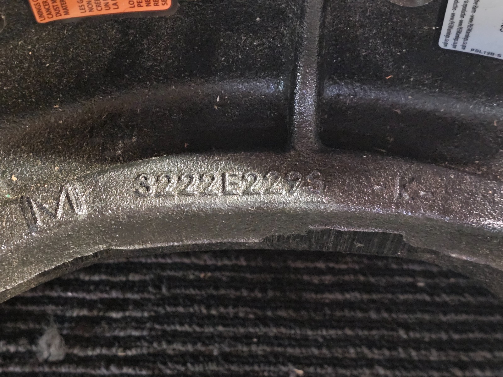 MERITOR BRK18842372 SMA23014728CP LINED SHOE 4728 CAM 7249