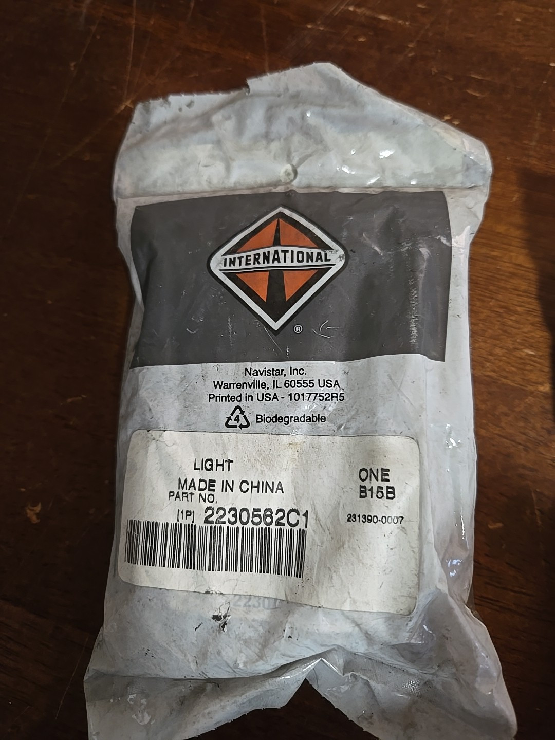 NOS International 2230562c1 LIGHT MARKER, LED, ARMORED, RED. (SOUND OFF)
