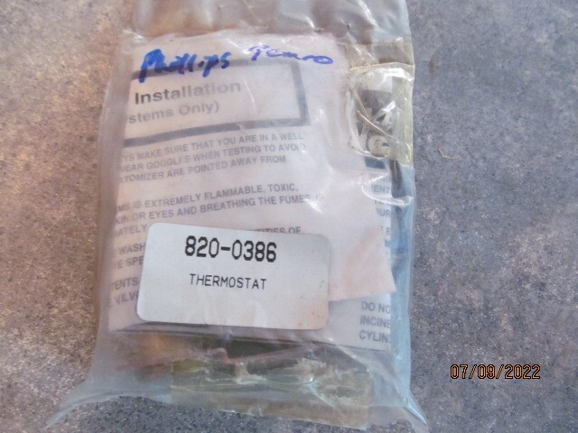 Zerostart 8200386 Phillips Temro surface mount thermostat free shipping