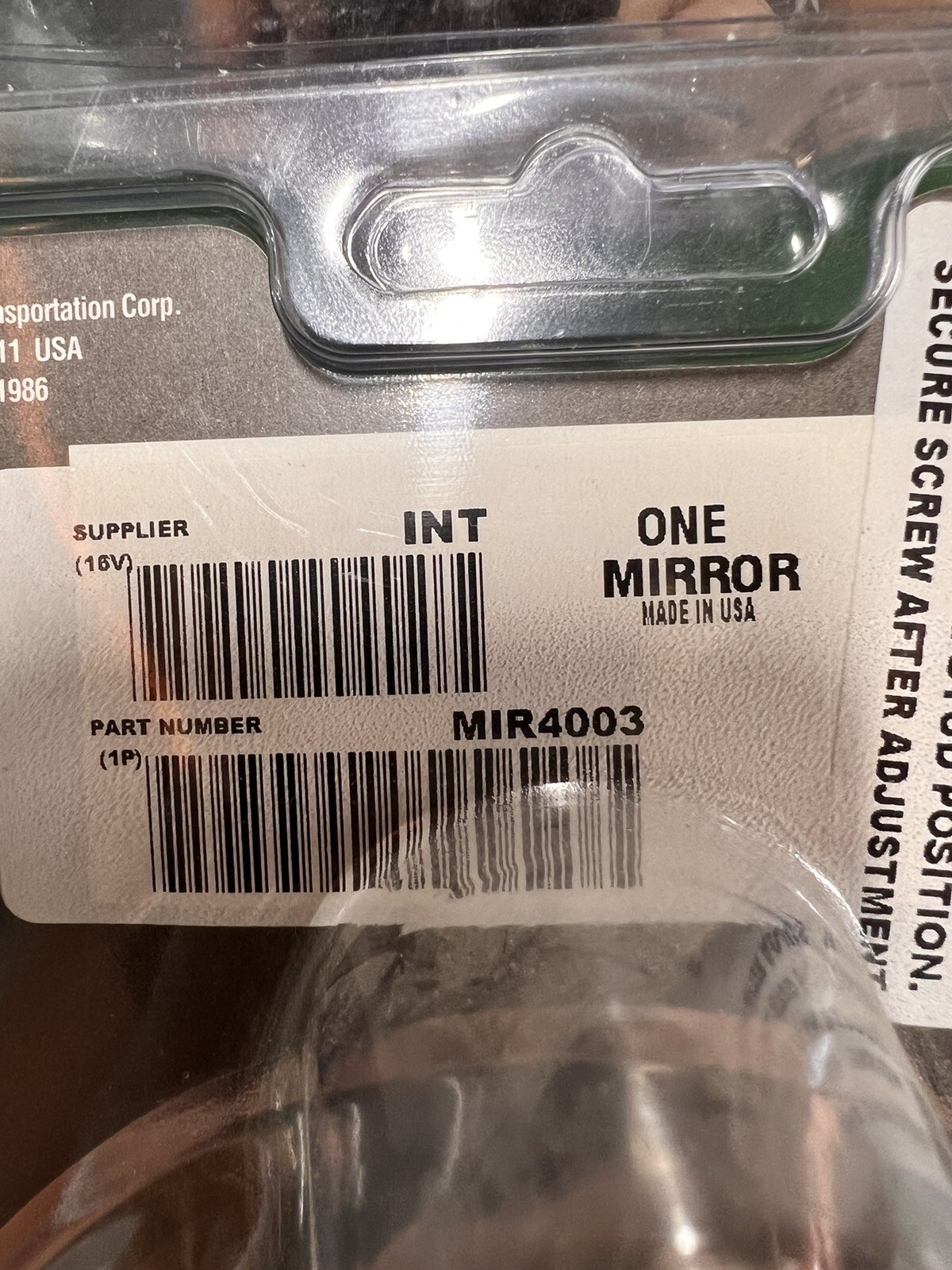 NEW GENUINE FLEETRITE MIR4003 Mirror, 6 INCH CONVEX Stainless FREE SHIPPING