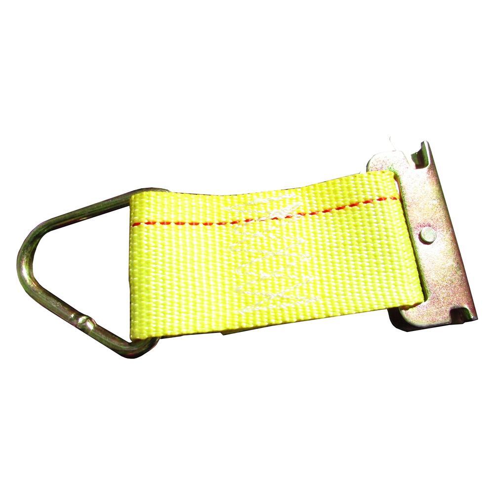 E-Track Tie-Down Kit 4 Galvanized 8′ Horizontal E Track Rails 8 End Caps