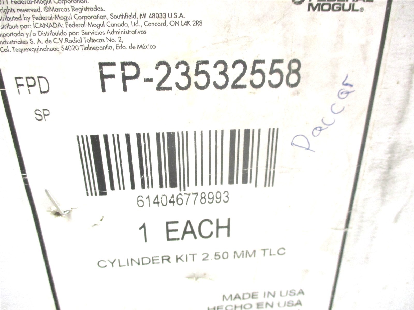 FP-23532558 NEW FP DIESEL DETROIT DIESEL SERIES 60 CYLINDER KIT 2.50MM TOP RING