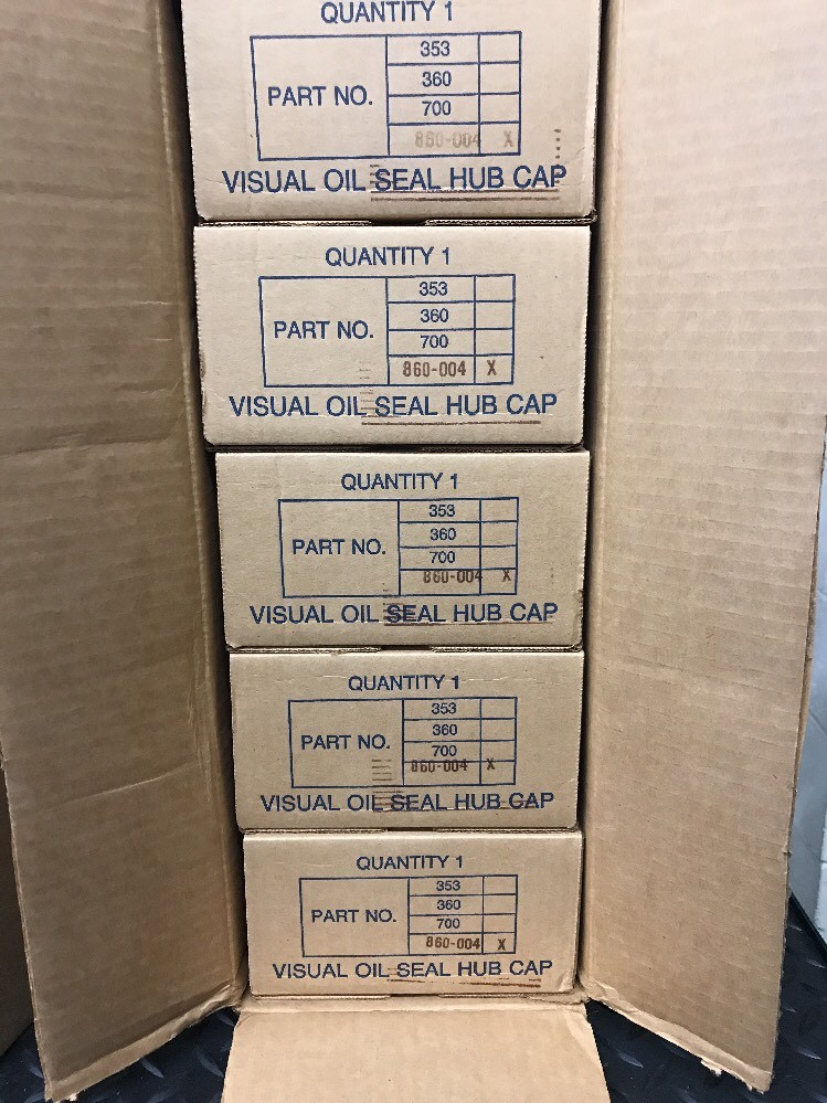 NEW USA MADE LEXAN VISUAL OIL SEAL HUBCAP STEMCO CR VISUAL BATH HUB CAP 6 Hole