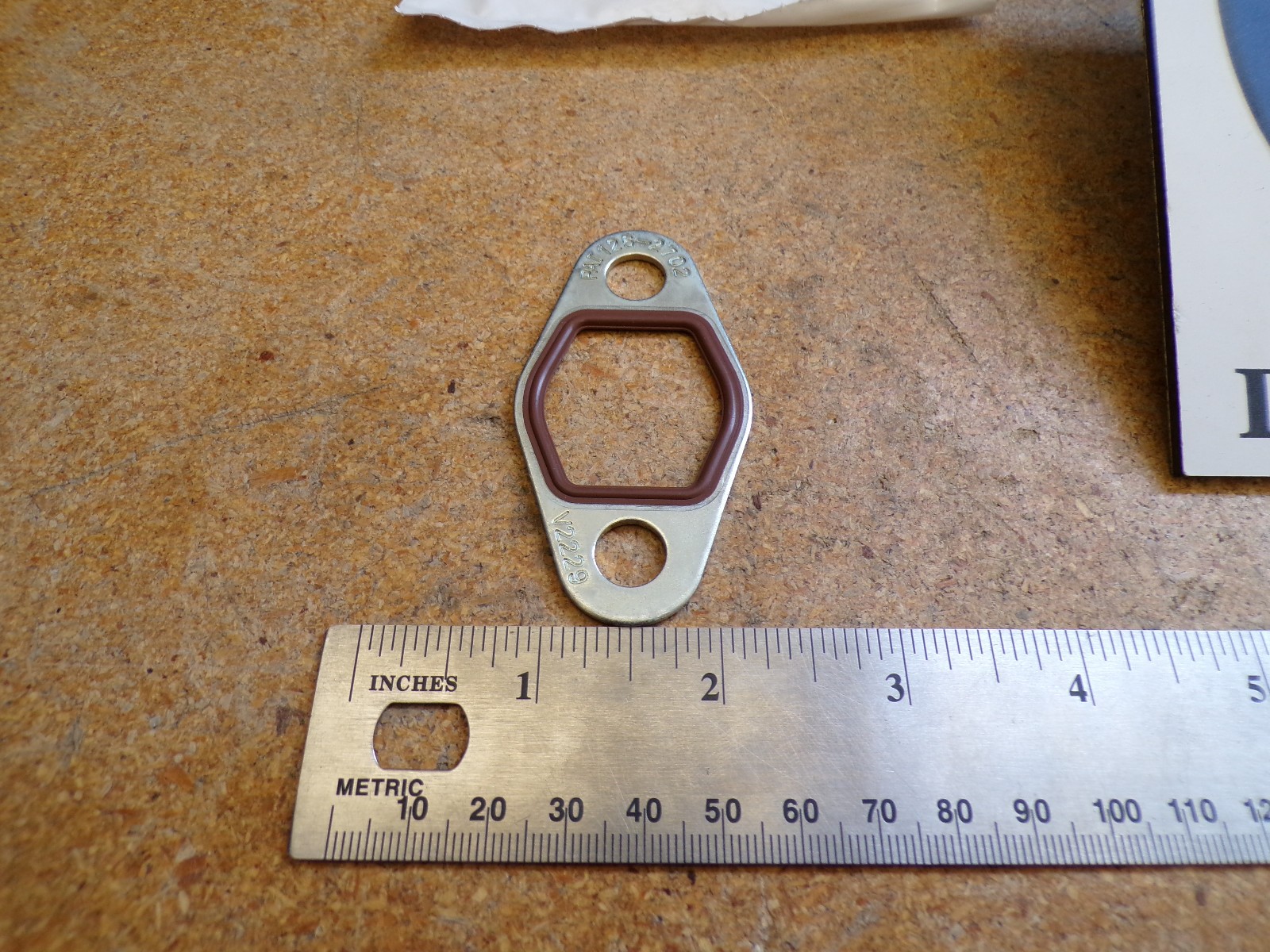Turbo Oil Drain Gasket for Caterpillar C15 & C18. 331214 Ref.# 126-2702, 1262702