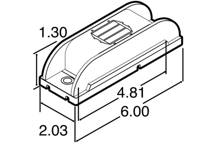 Truck-Lite 21275Y Yellow Rectangular 21 Series Marker Clearance Light 8 Diodes