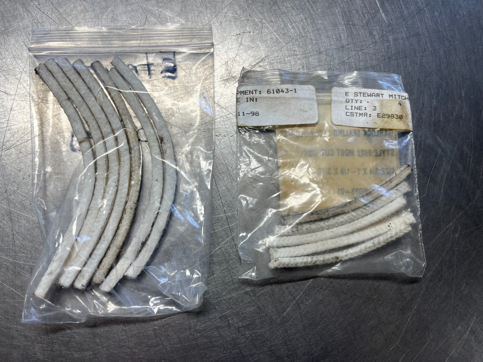 Etnyre 1/4″ Garlock Valve PACKING .25″ x 3″ & 5″ long