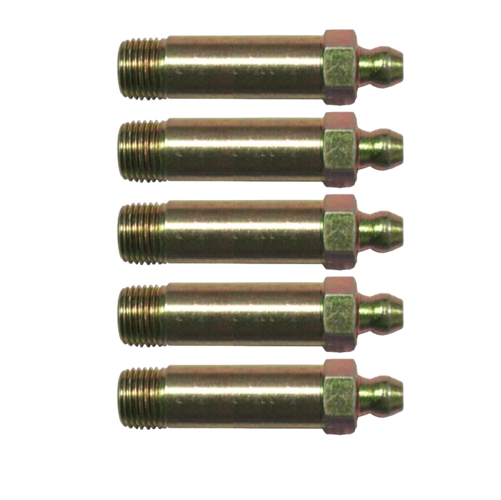 Grease Fitting 1/8-27 NPT STRAIGHT 1-3/4in L G860 (PACK OF 5 )