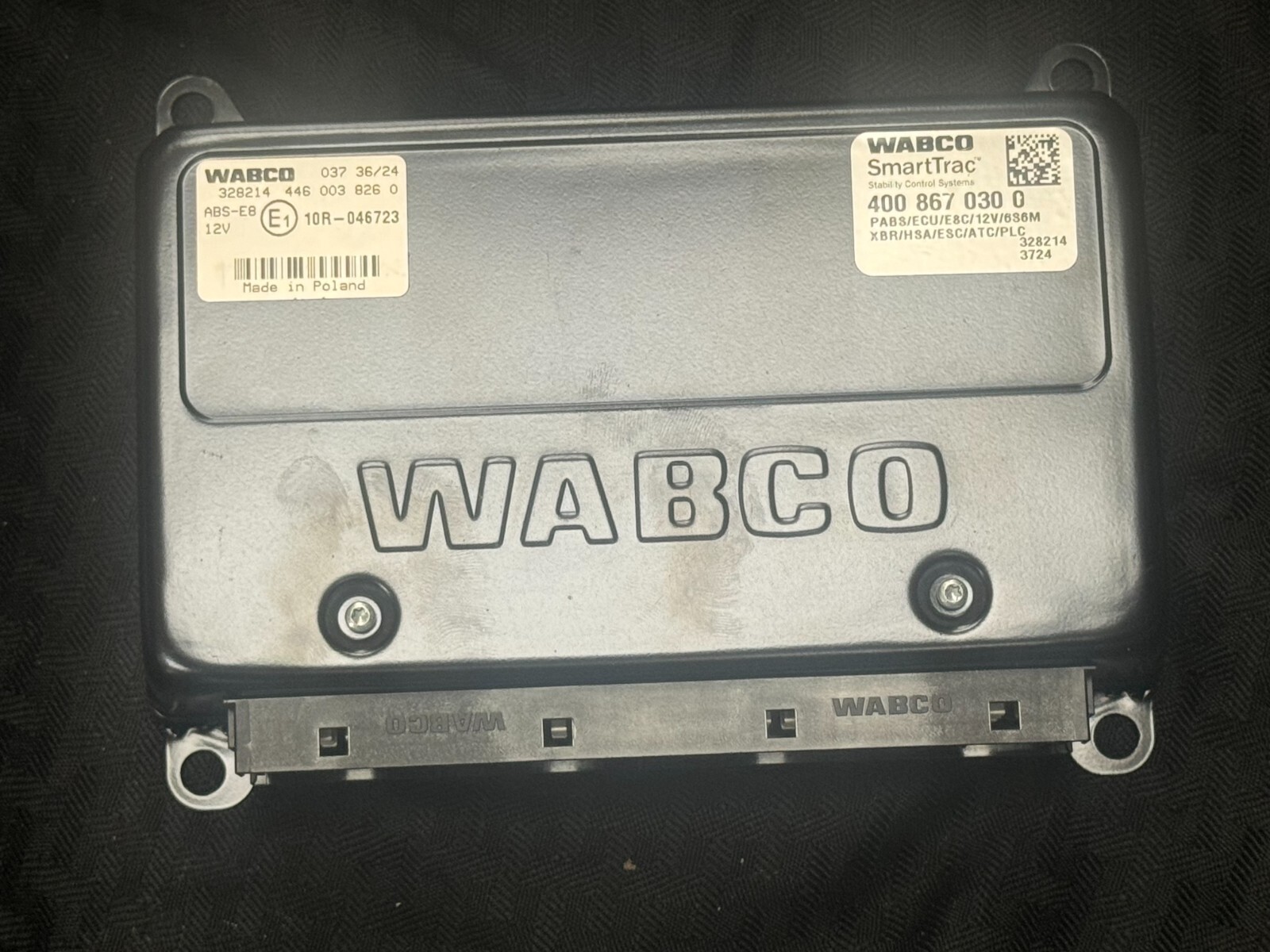 Meritor Wabco SmartTrac Tractor PABS ECU Module WAB 446 003 826 0, 400 867 0090