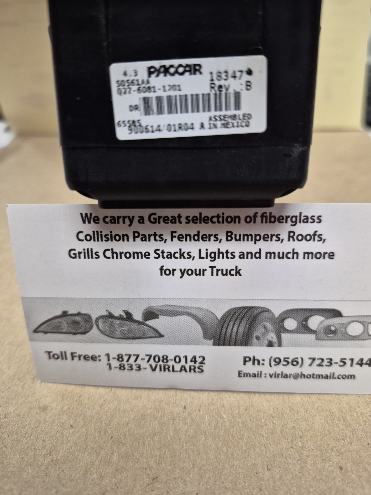 Genuine PACCAR OEM Kenworth Driver Door Control Module DCM Q27-1048-1200 50561aa