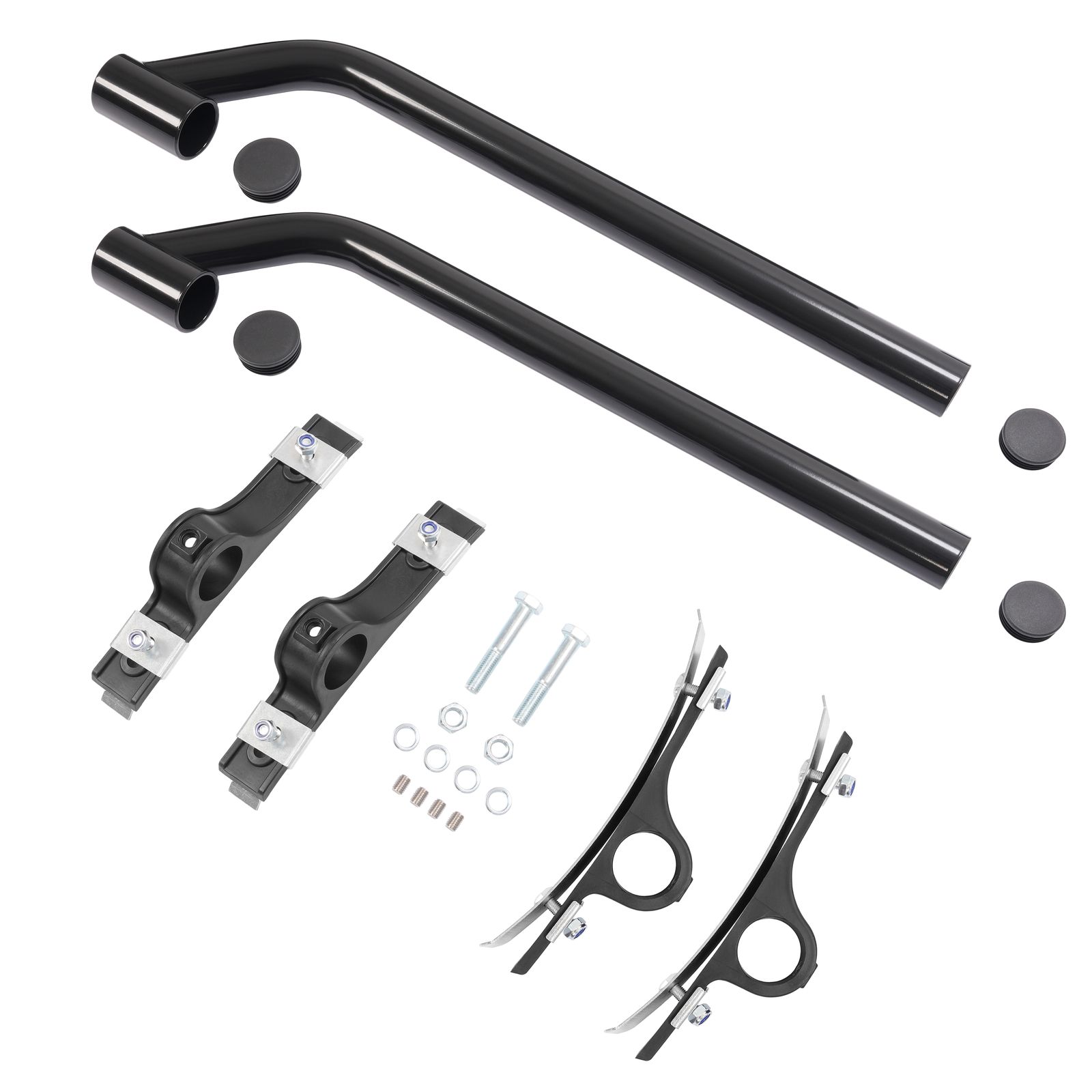 Universal Black Steel Nylon Fender Mounting Bracket Kit For Semi Truck 8591000