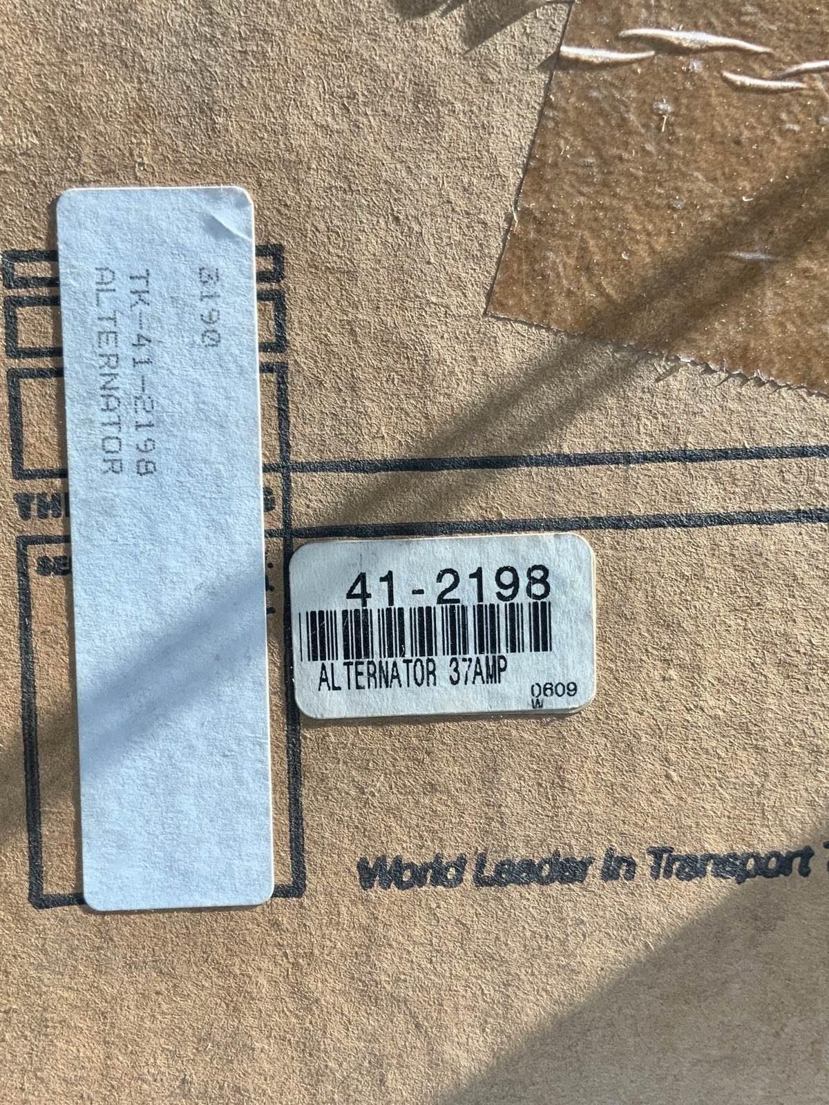 Thermo King : Alternator TK-41-2198 / 41-2198 (37 AMP) : NEW Old Stock