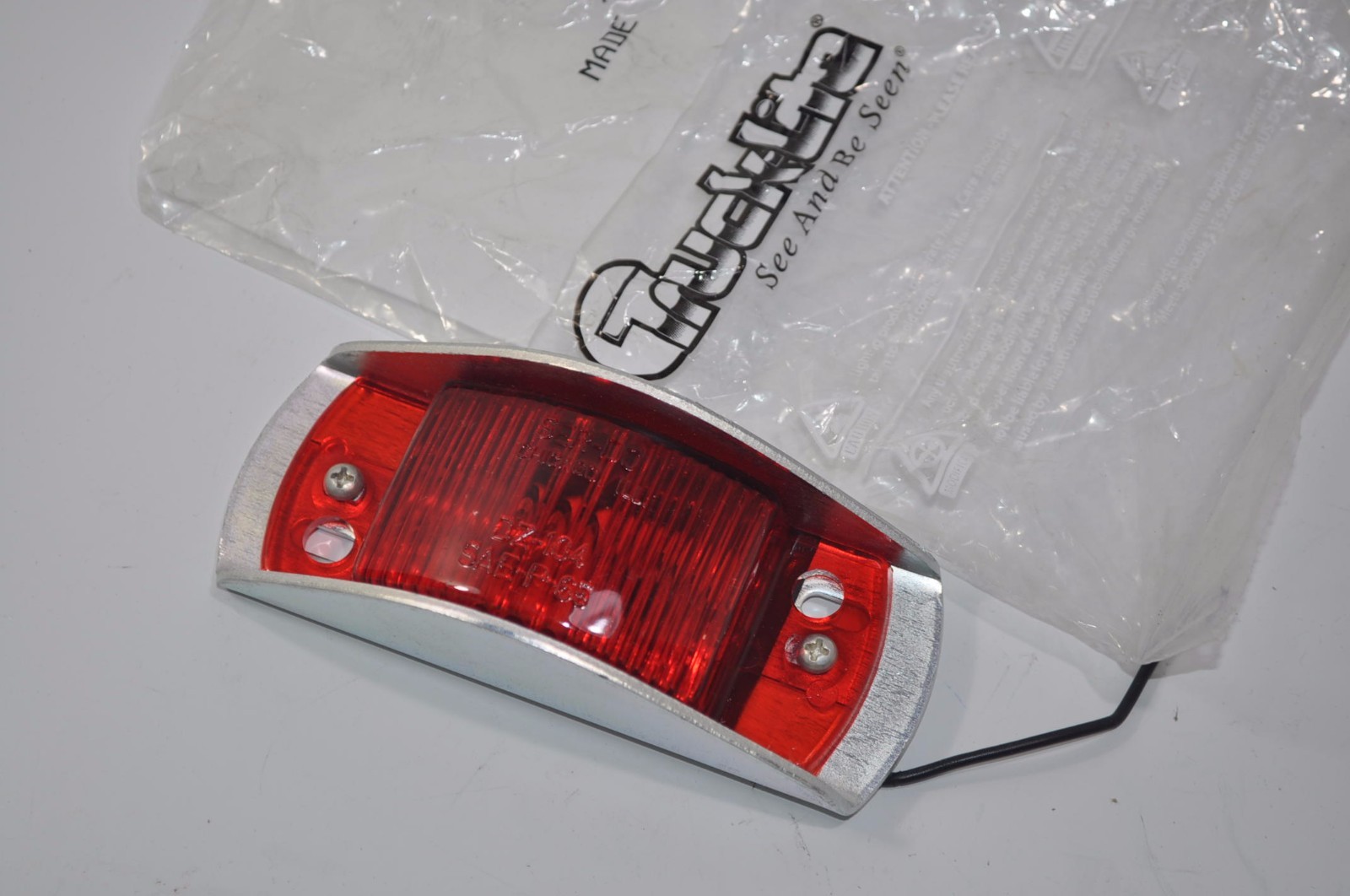 Truck Lite Red Clearance Lamp/Light with Armored Metal Housing Part# 26315R3