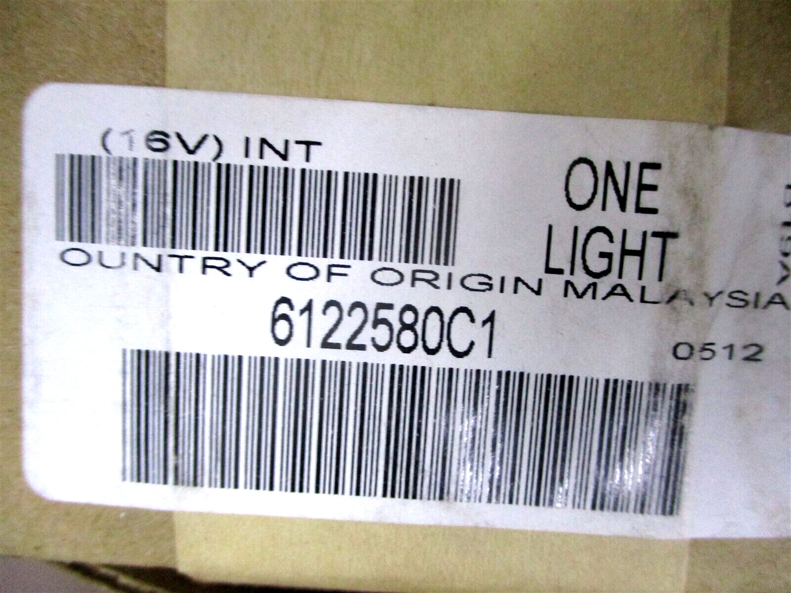 6122580C1 NEW OEM INTERNATIONAL PROSTAR SLEEPER DOME LIGHT LED