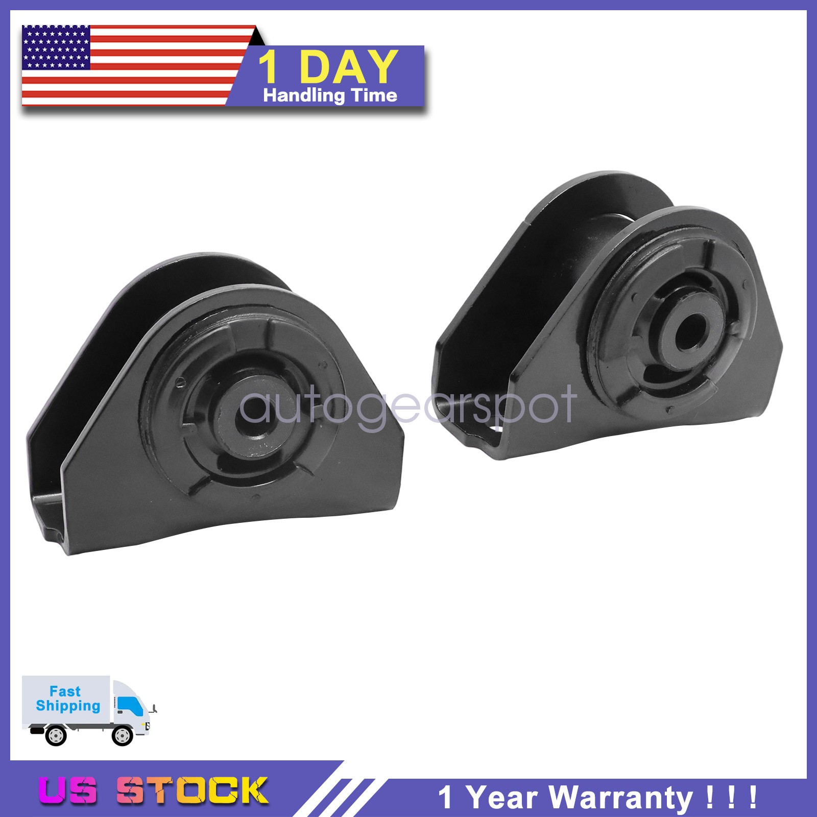 2PCS Cab Mount For M17431 For Freightliner Cascadia 2008-2017