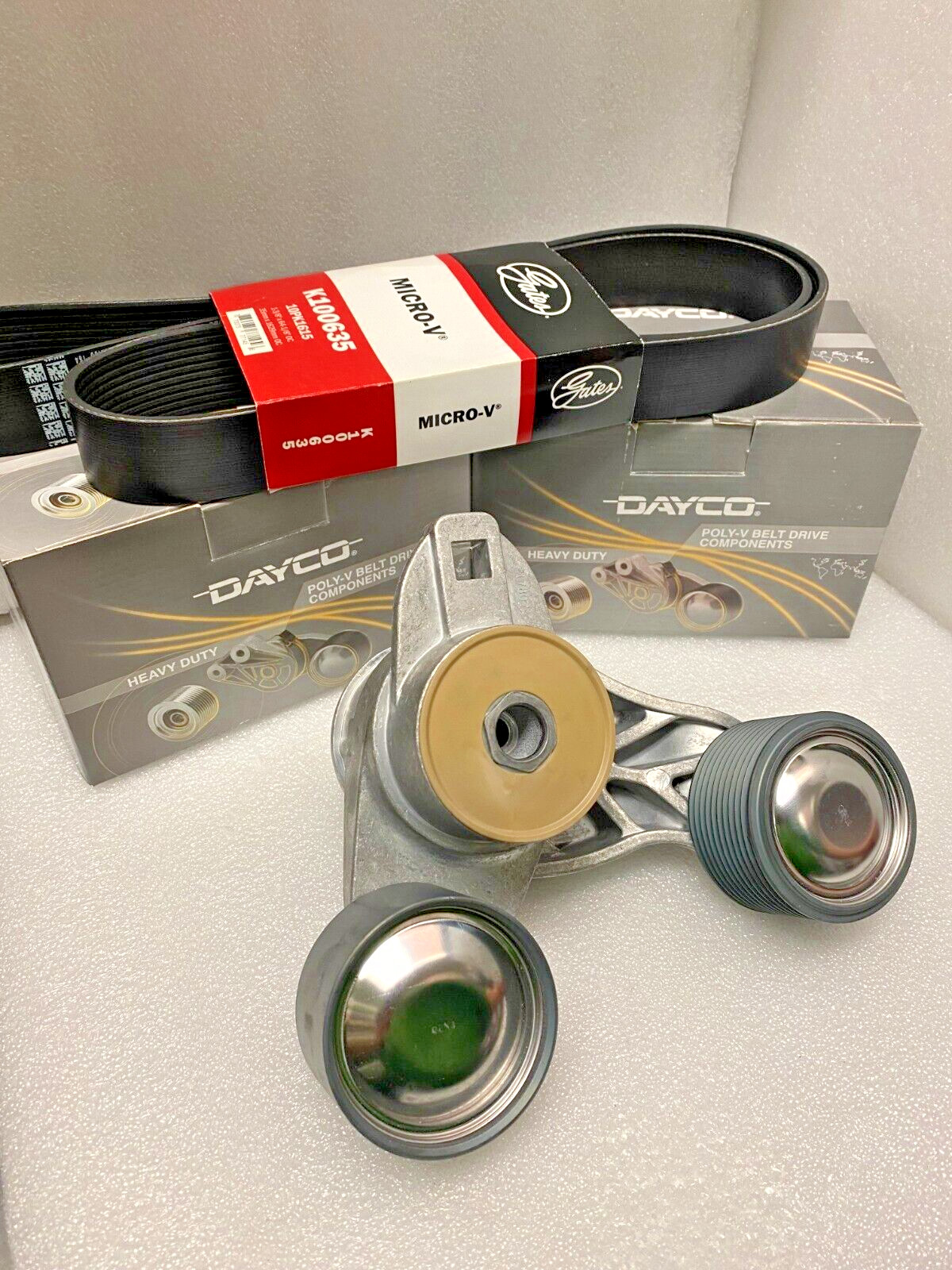 GENUINE DAYCO Volvo D13 TENSIONER KIT WITH BELT 22696301 22674901 22690514