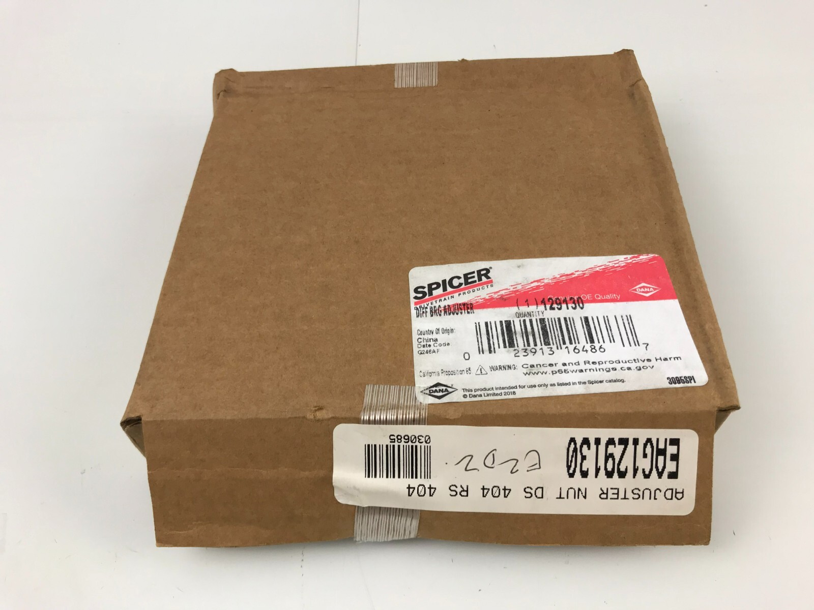 GENUINE OEM Dana Spicer 129130 Differential Carrier Bearing Adjuster EAG129130