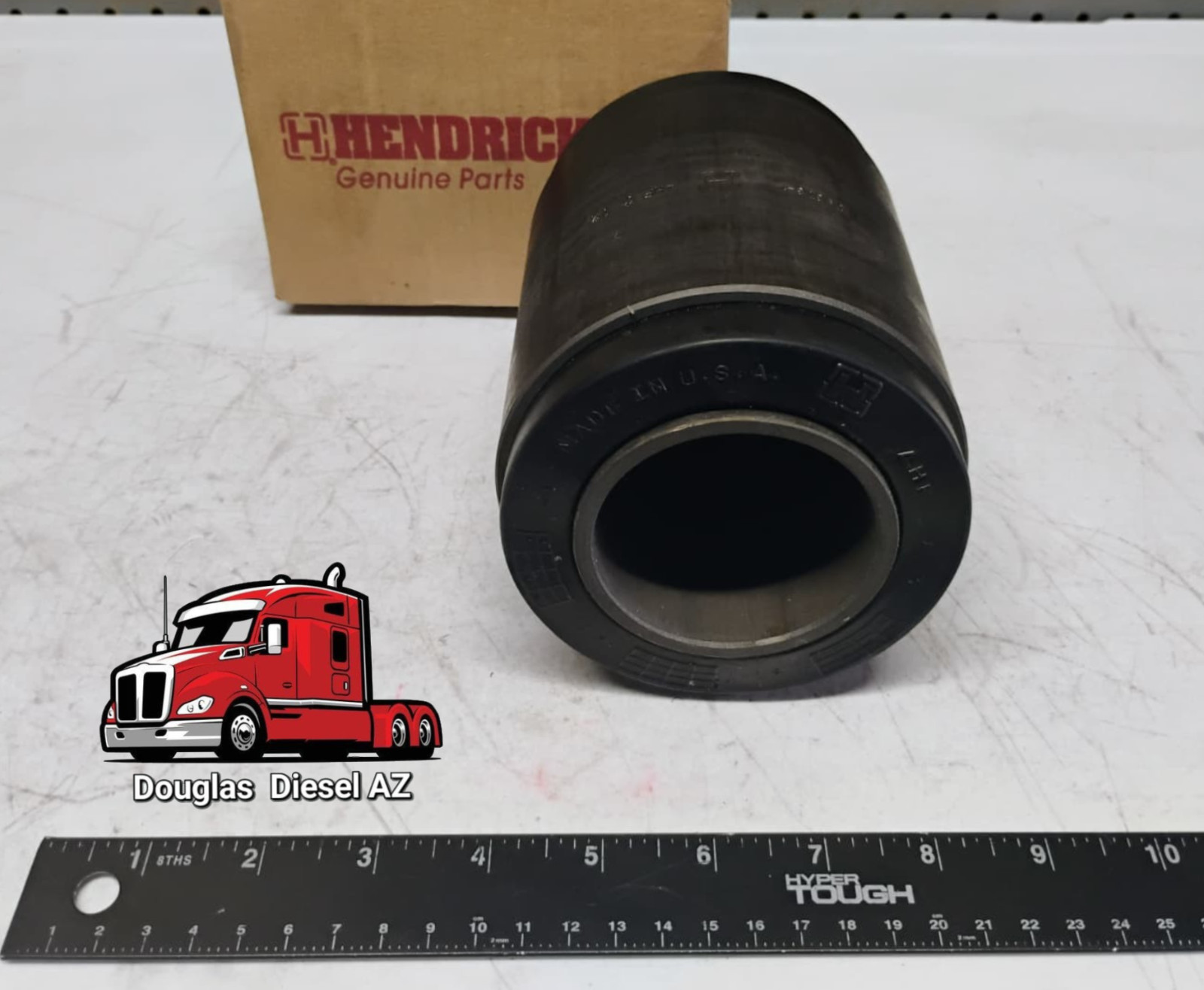 Genuine Hendrickson Rubber End Bushing. PAI # 750013. Ref. # 29878-1 29878-001L