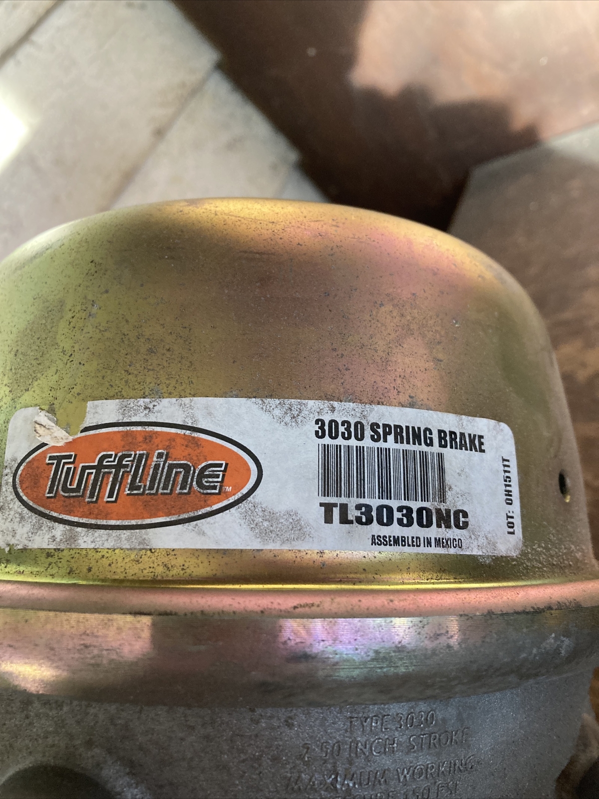 Genuine TuffLine TL3030NC 3030 Spring Brake Combination HDX-GC3030