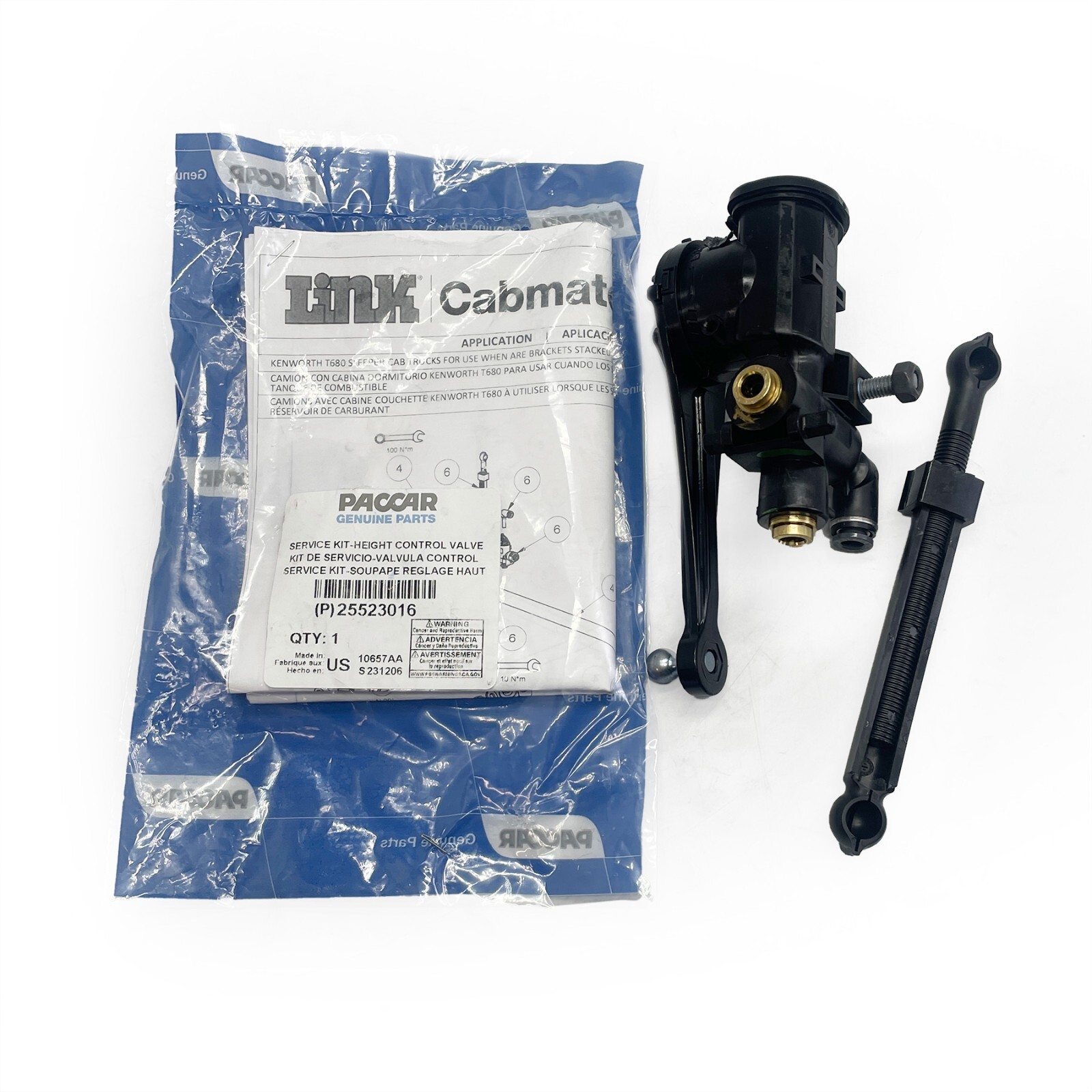 OEM PACCAR SERVICE KIT – HEIGHT CONTROL VALVE 25523016