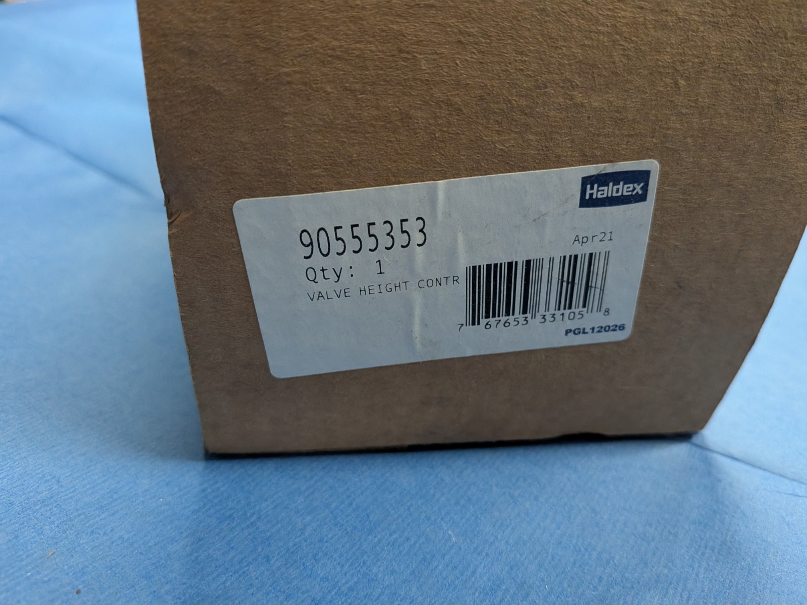 Haldex PR Plus Height Control Valve – 90555353 – PGL12026, New Old Stock.