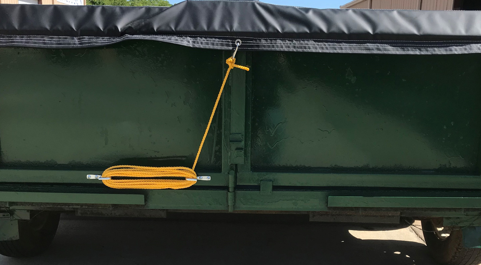 Dump Trailer Tarp System 6′ x 15′ Manual Dump Truck. SHIPS FREE INCLUDES TARP
