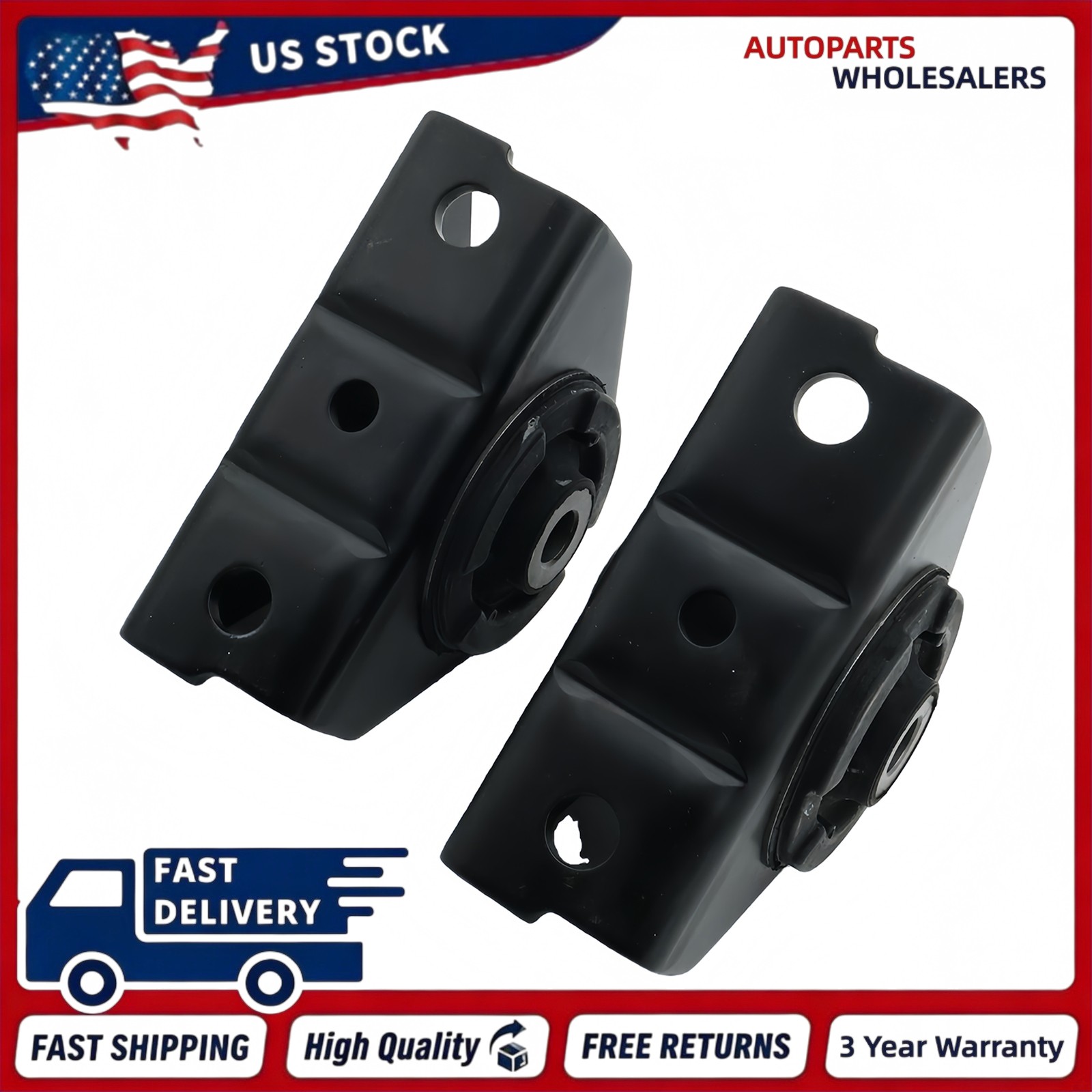 2* Front Cabin Mount w/ Bushing Replaces for Freightliner 18-59922-000 USA