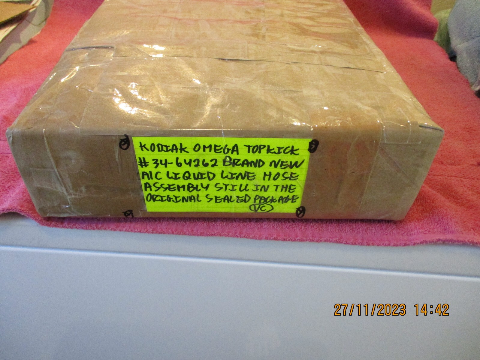 KODIAK OMEGA TOPKICK 34-64262 BRAND NEW AC LIQUID LINE HOSE FREE SHIPPING