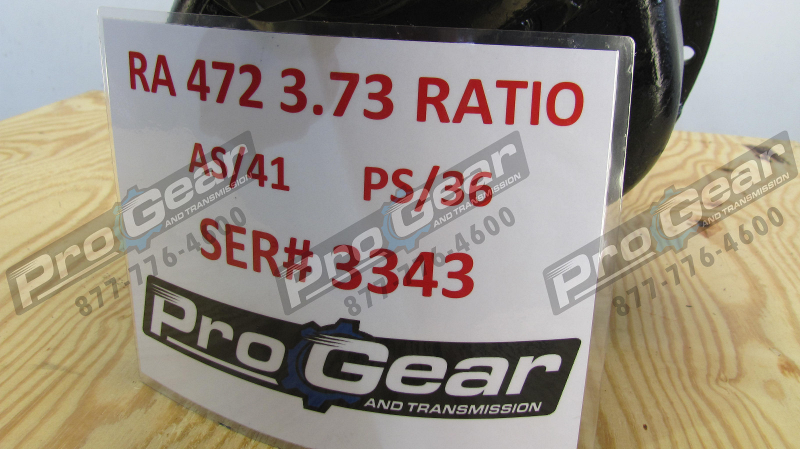 RA472-3.73 DANA SPICER INTERNATIONAL RA472 FRONT-REAR