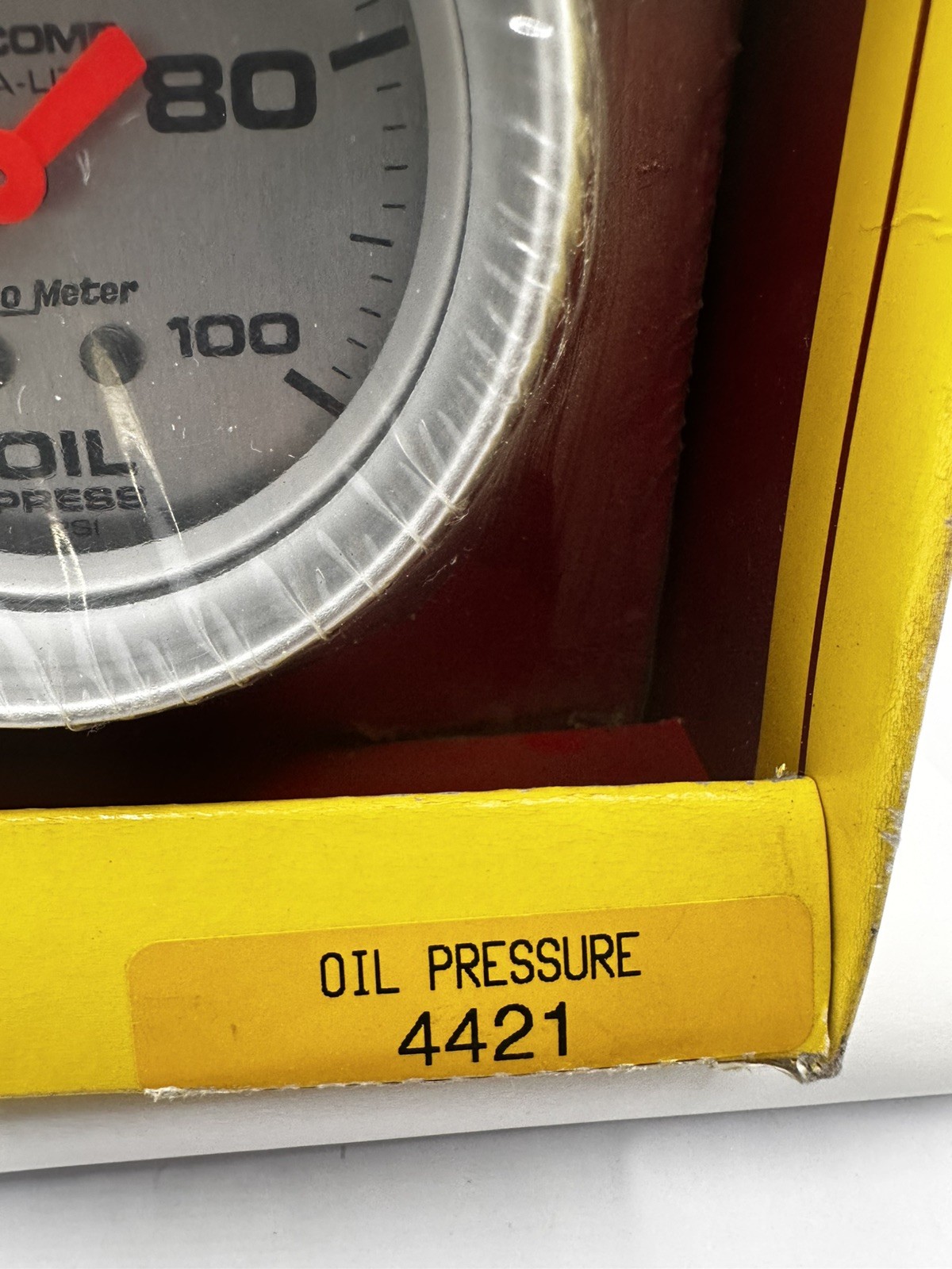 Auto Meter 4421 Ultra-Lite Oil Pressure Gauge 2-5/8 Inch 0-100 PSI Mechanical