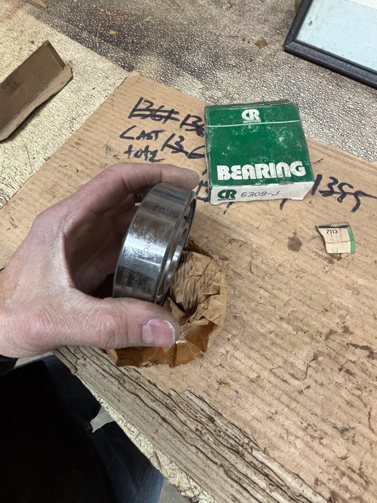 CR BEARING 6309J 9W. ” READ THE LISTING”’ U.S.A BABY!! NOT CHINA!