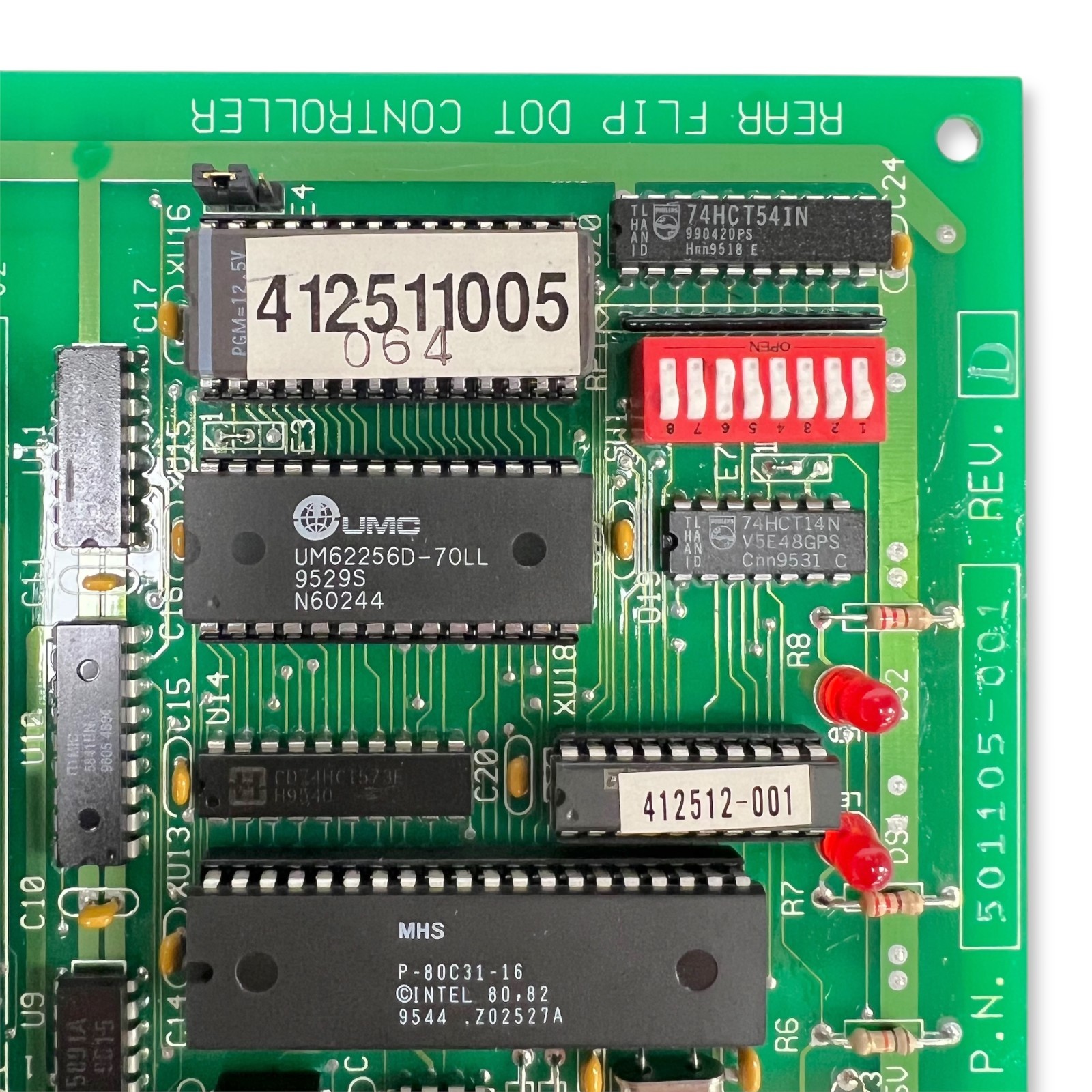 Luminator Mark IV Rear Flip-Dot Controller Board 501105-001 Transit Sign PCB
