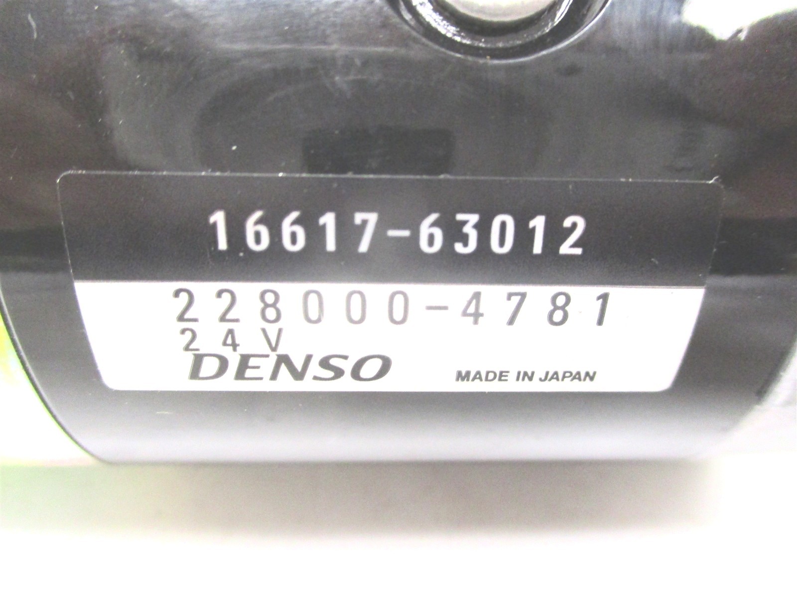 16617-63012 GENUINE KUBOTA 24V 1.4kW 9T STARTER 228000-4781