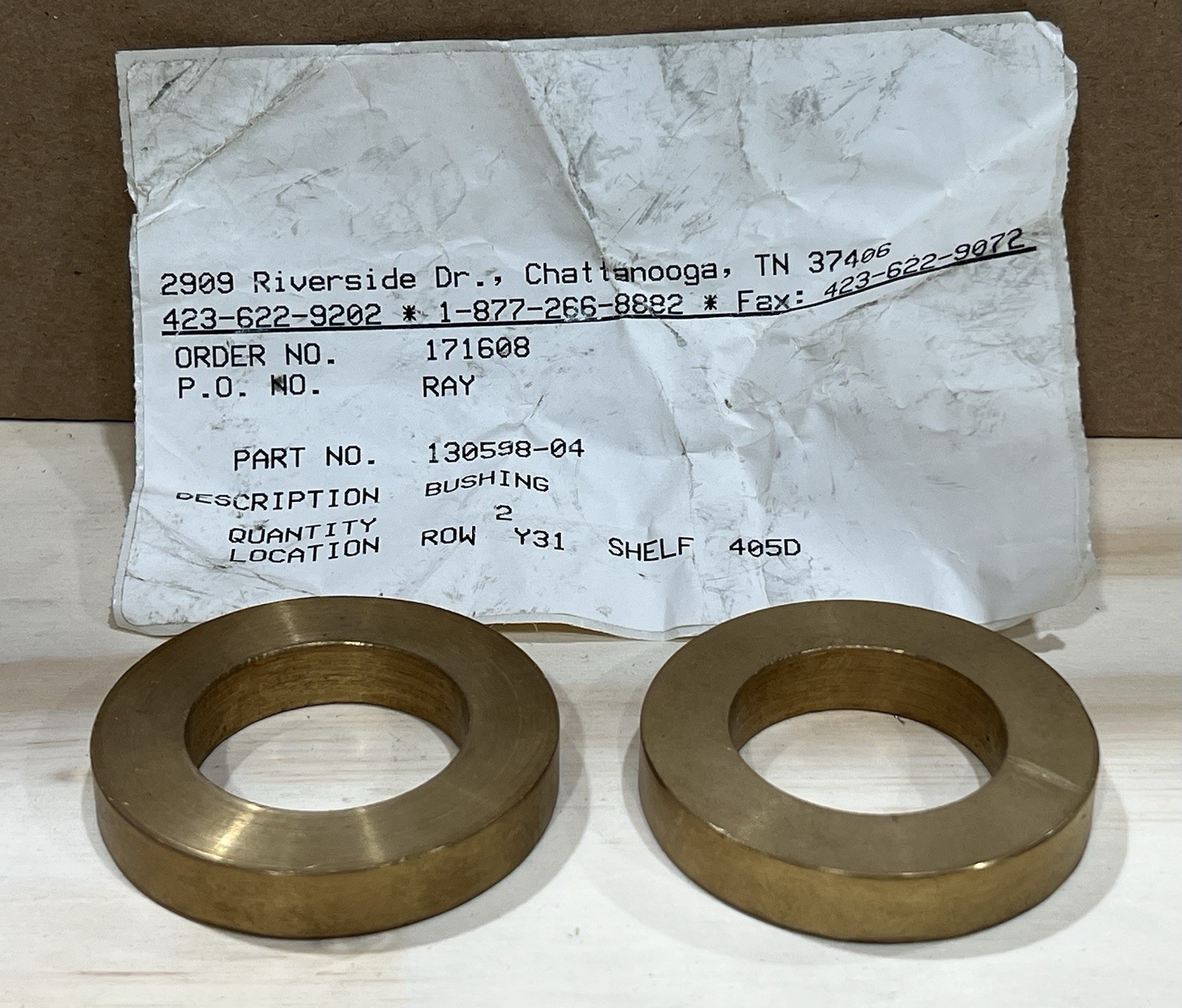 Genuine Roadtec 130598-04 Bushing Pair New Old Stock