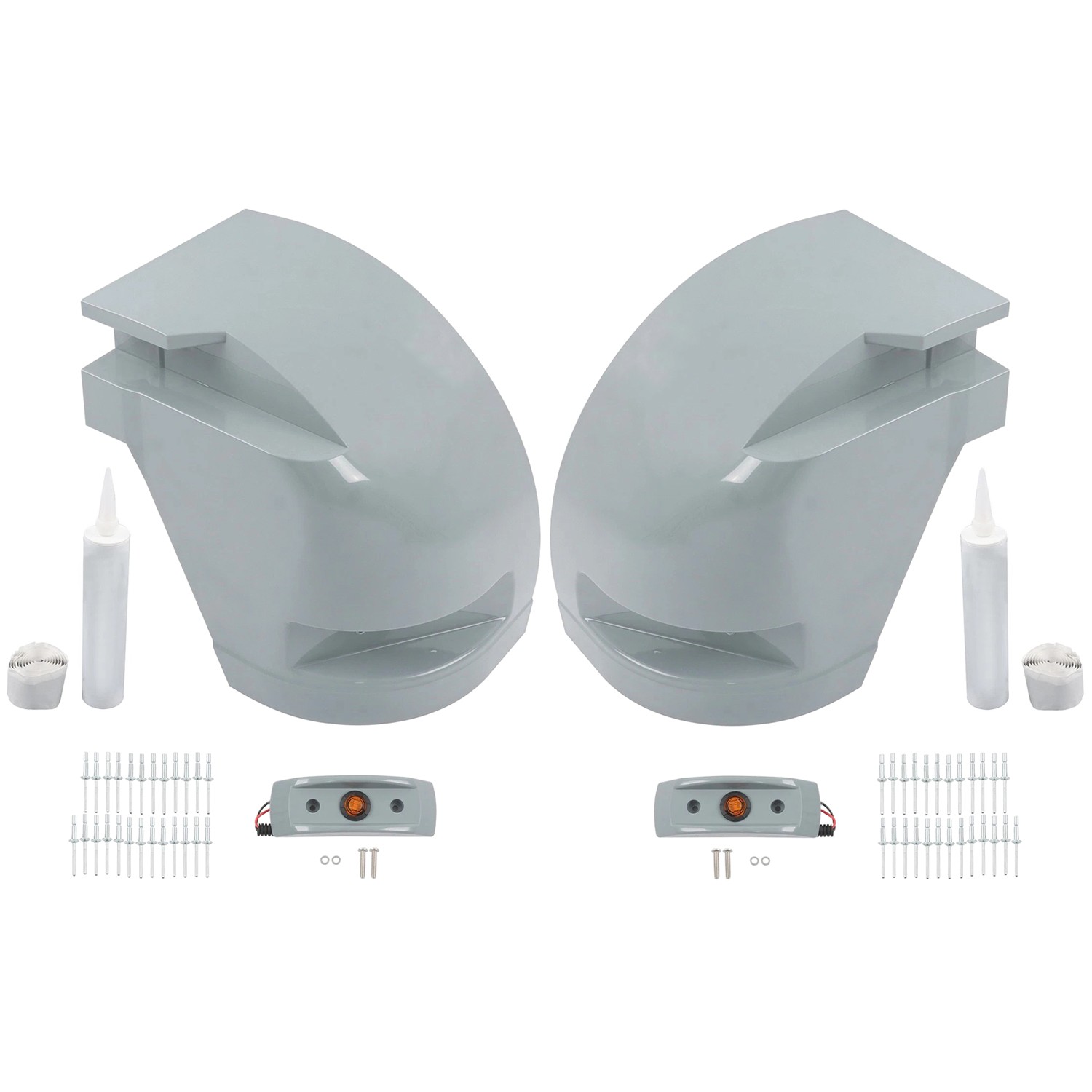 Complete Corner Cap Kit Replace for Supreme Truck Body 116404/116405