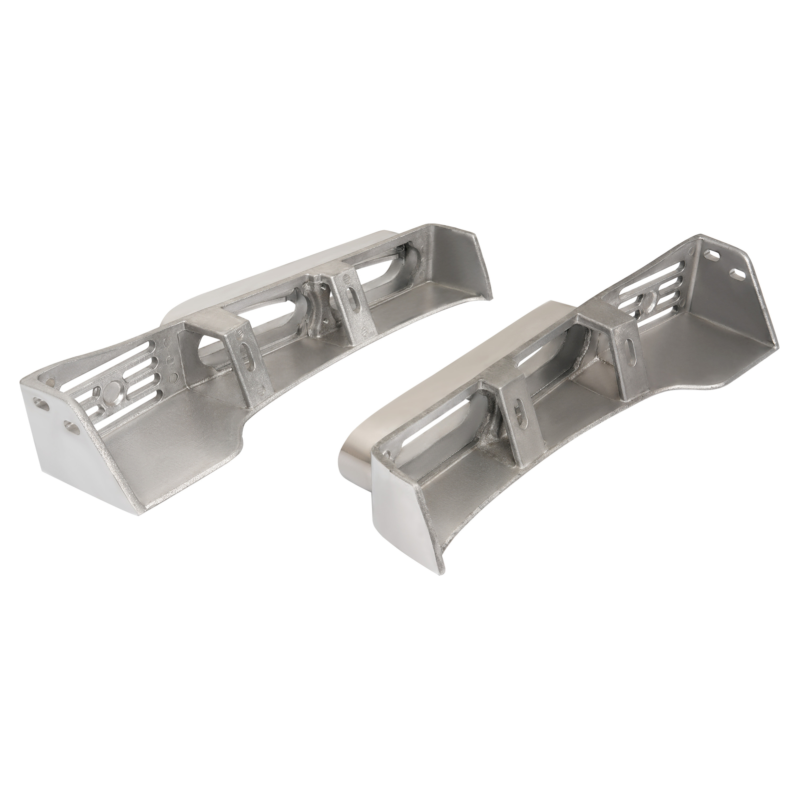 Fits Peterbilt 389 388 Double JJ Blinker Bar Silver Front Fender Light Bracket