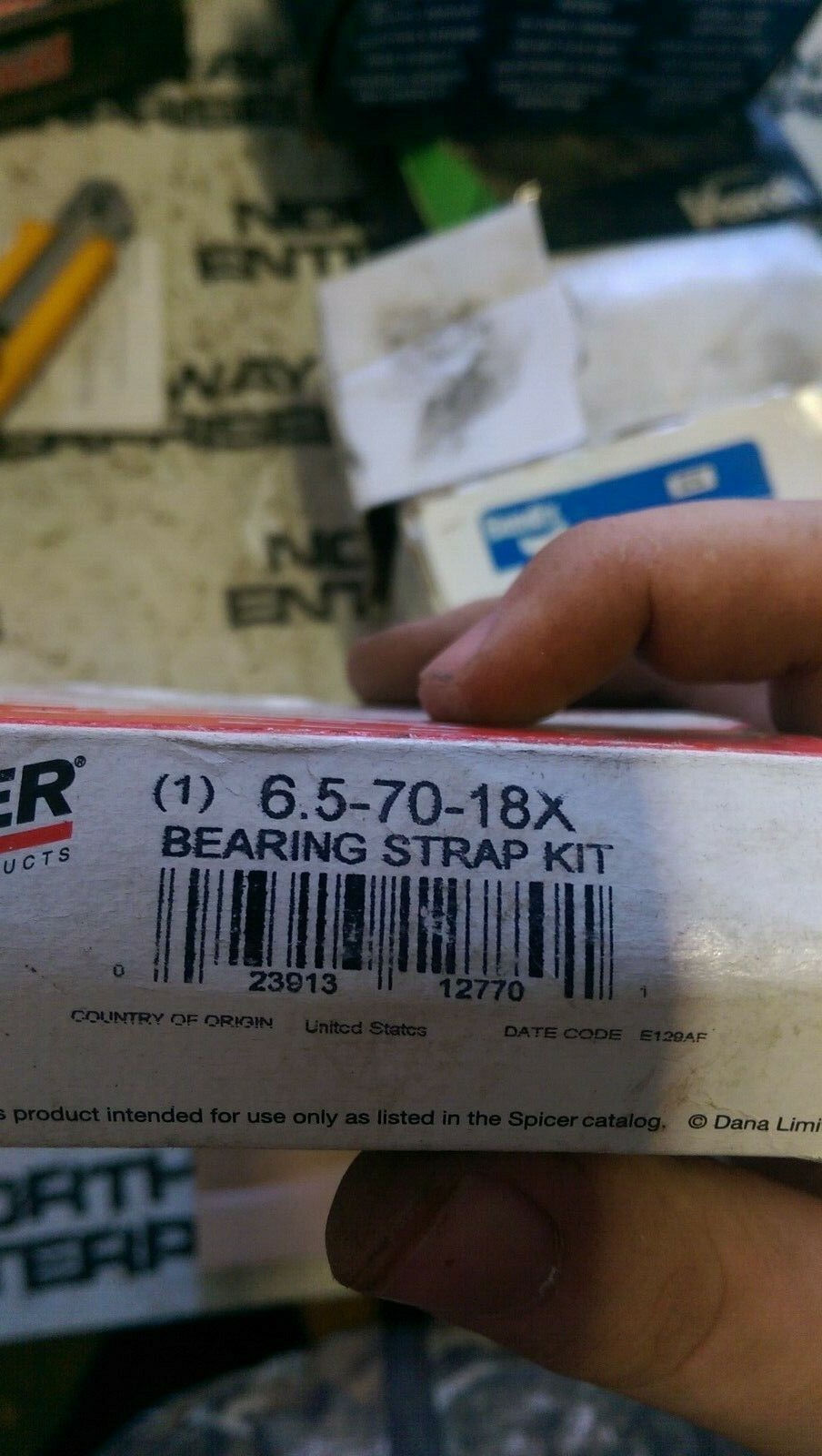 Dana Spicer SP 6.5-70-18X Universal Joint Strap Kit