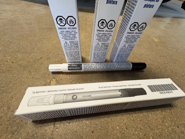 (10) 68626496aa New Genuine Mopar Touchup Paint Pen Stick Brush Granite Crystal