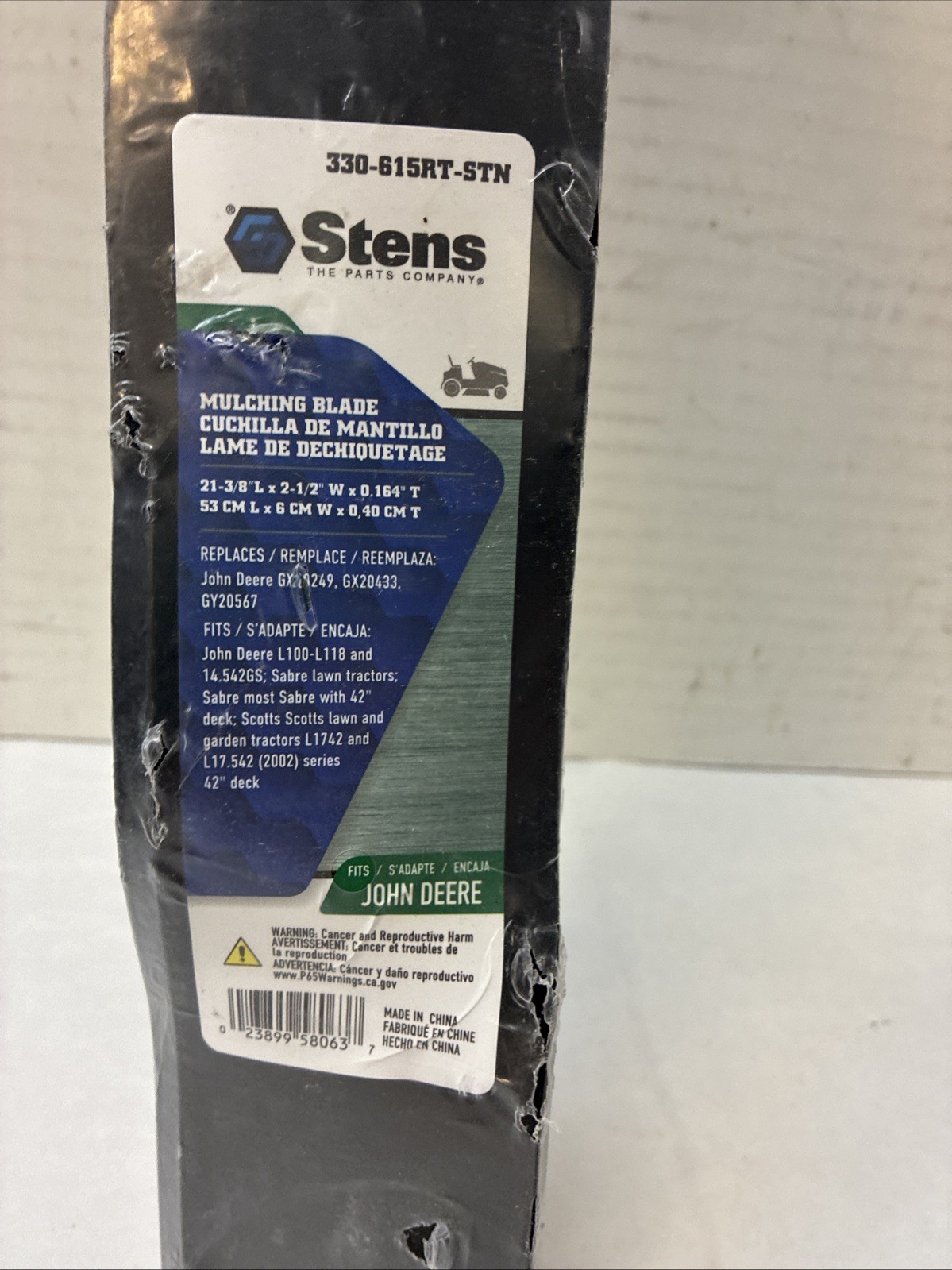 Stens 330-615RT-STN Mulching Blades Qty 2