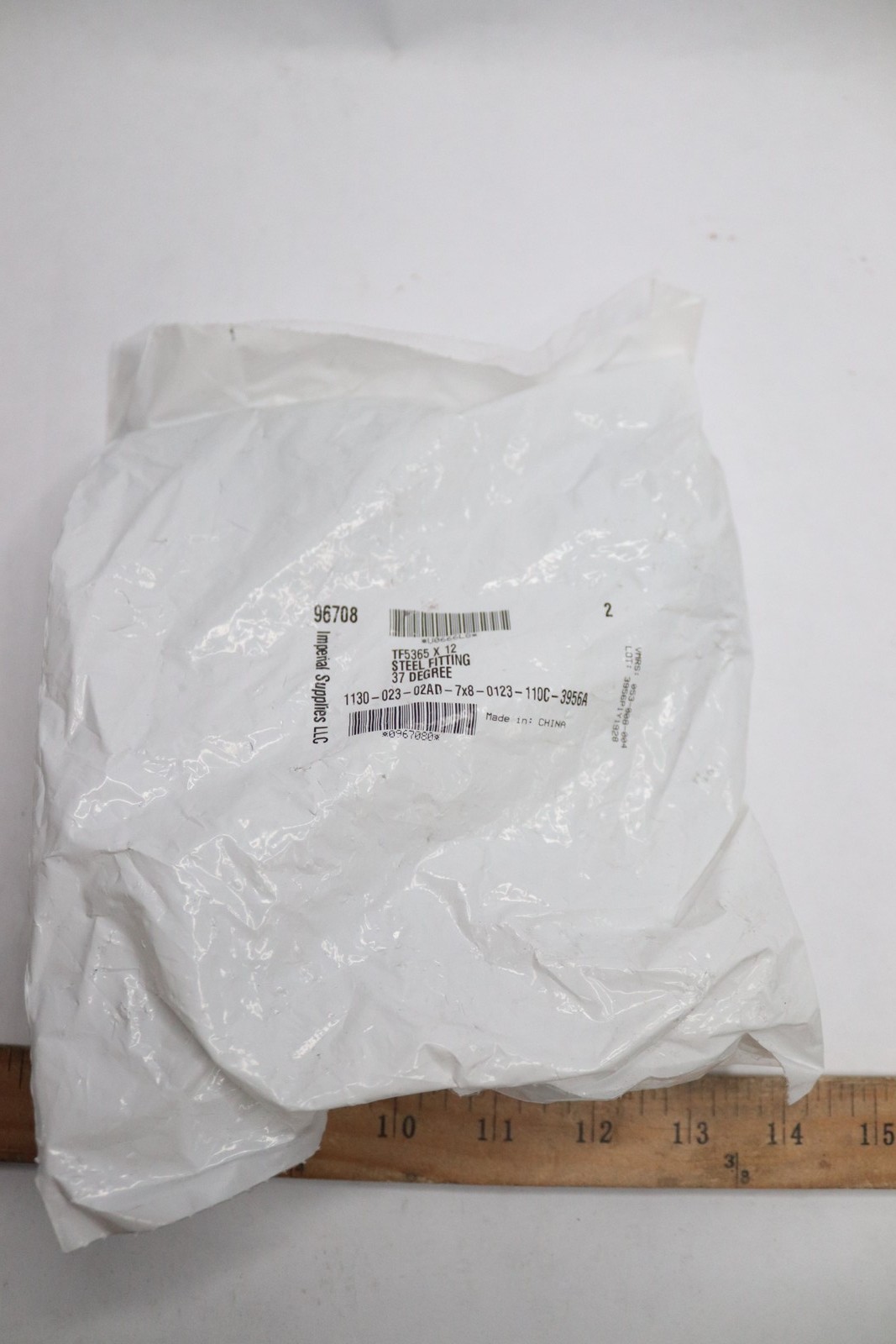 (2-Pk) Imperial Supplies 37 Degree Flare Fitting Steel 3/4″ X 3/4″ 96708