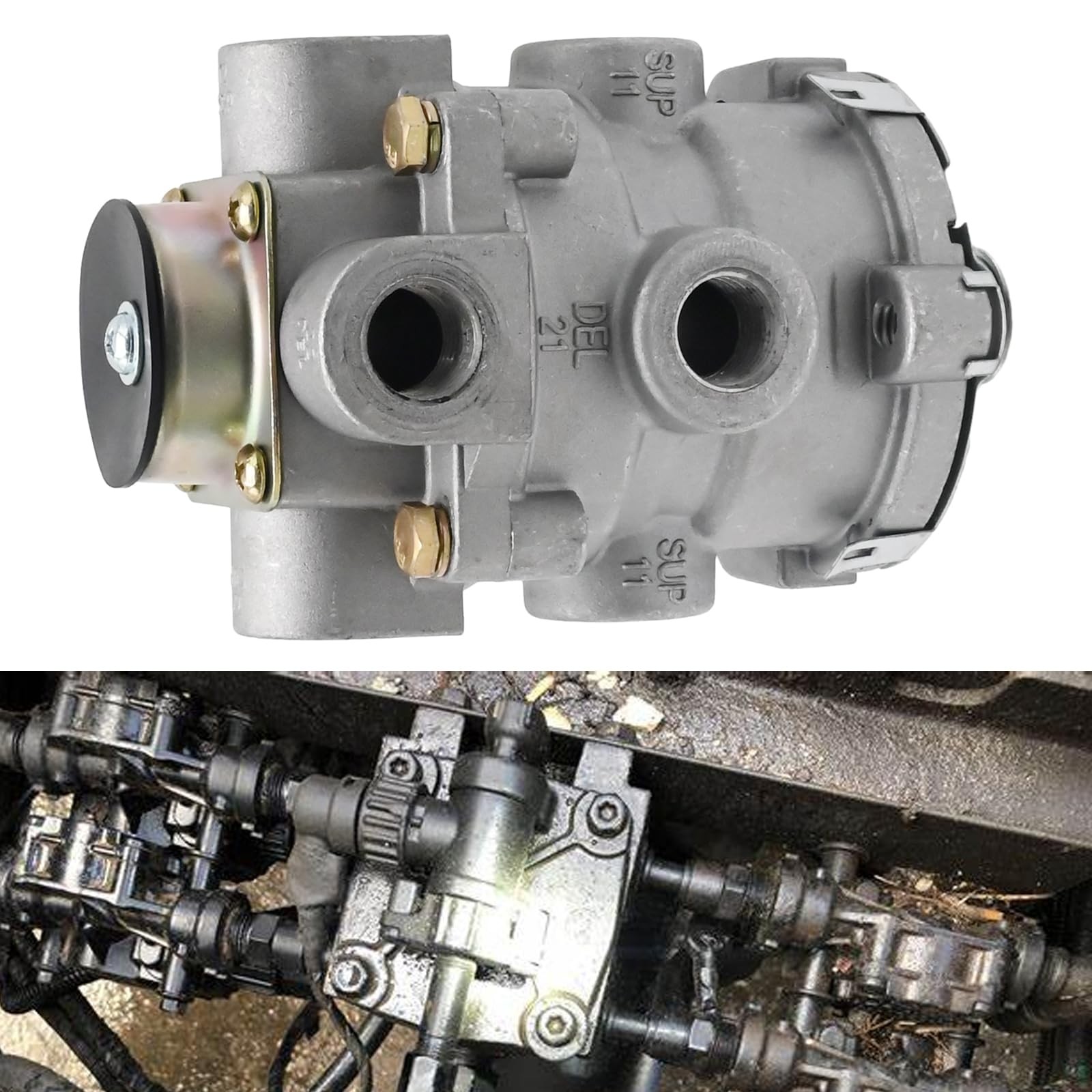 286171 E6 Truck Brake Dual Circuit Foot Control Valve Replaces KN22140